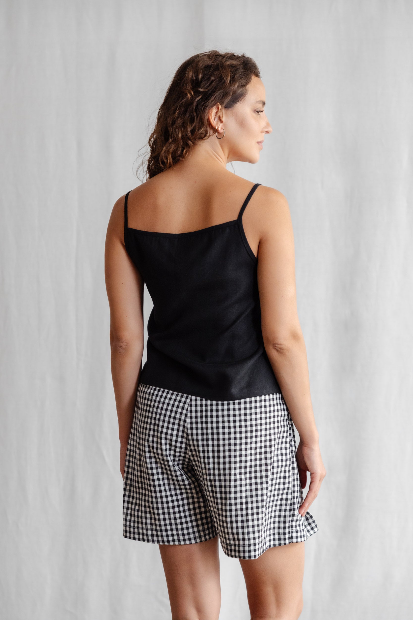 Hanf/Tencel Trägertop Leyla Schwarz