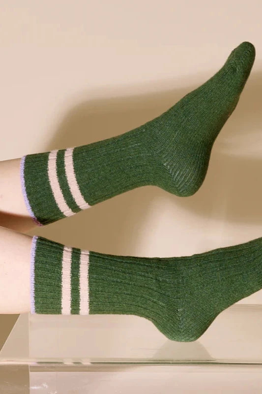 Popeia Wool Socks Green