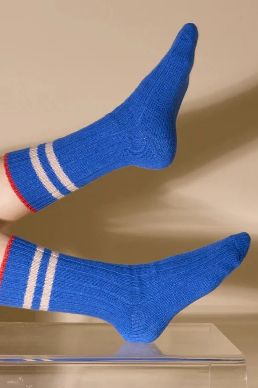Popeia Wool Socks Royal Blue