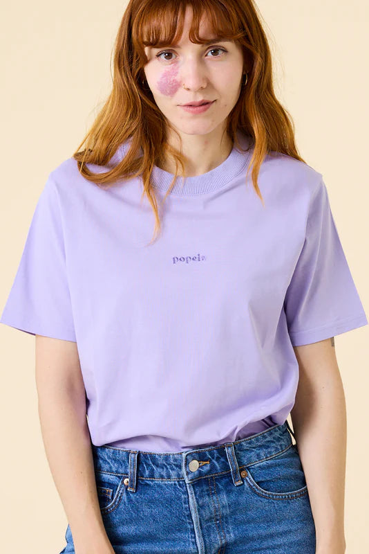 Popeia Organic Cotton T-Shirt Purple