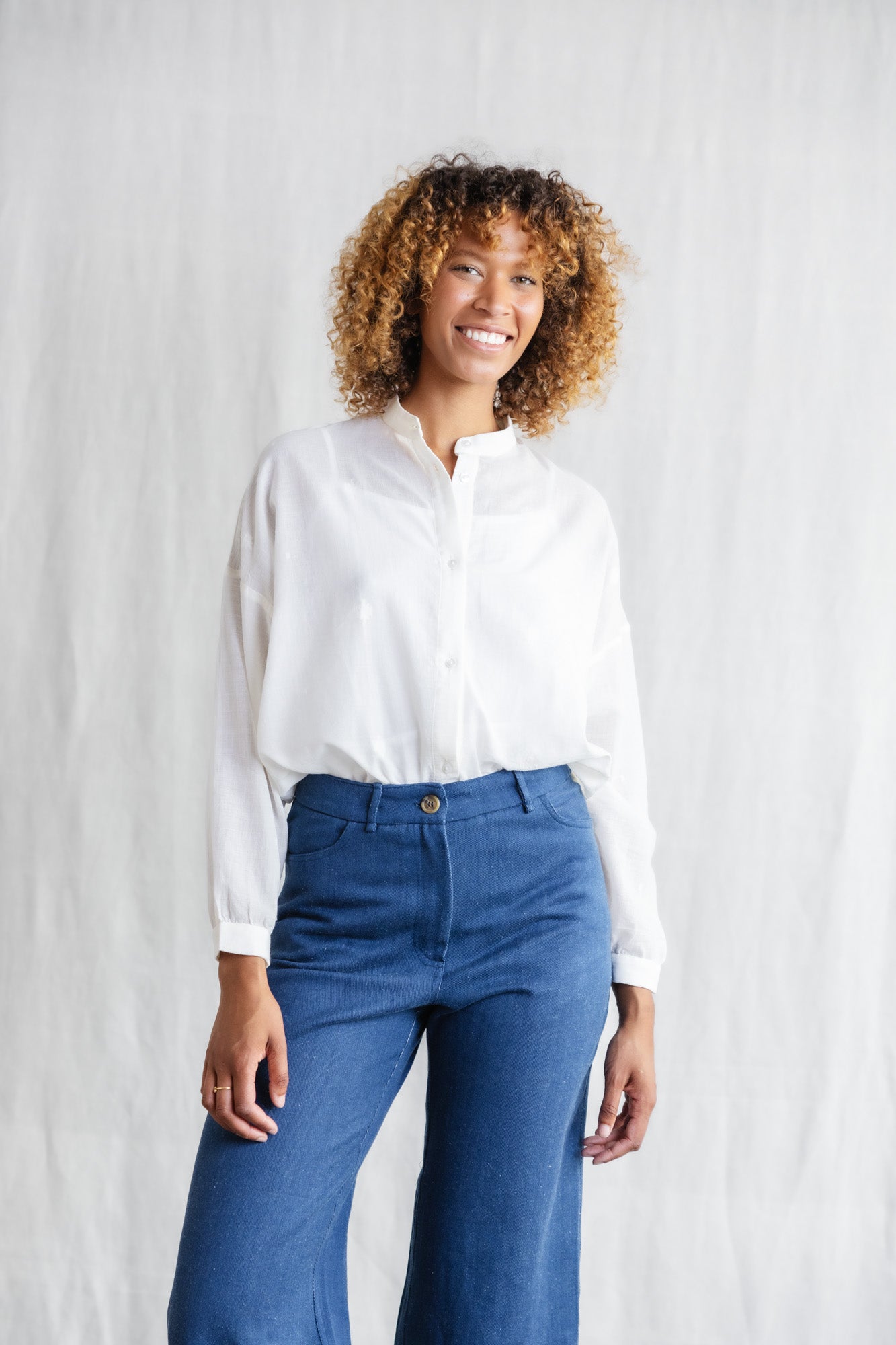 Bio-Baumwoll Bluse Hawali Bhuti