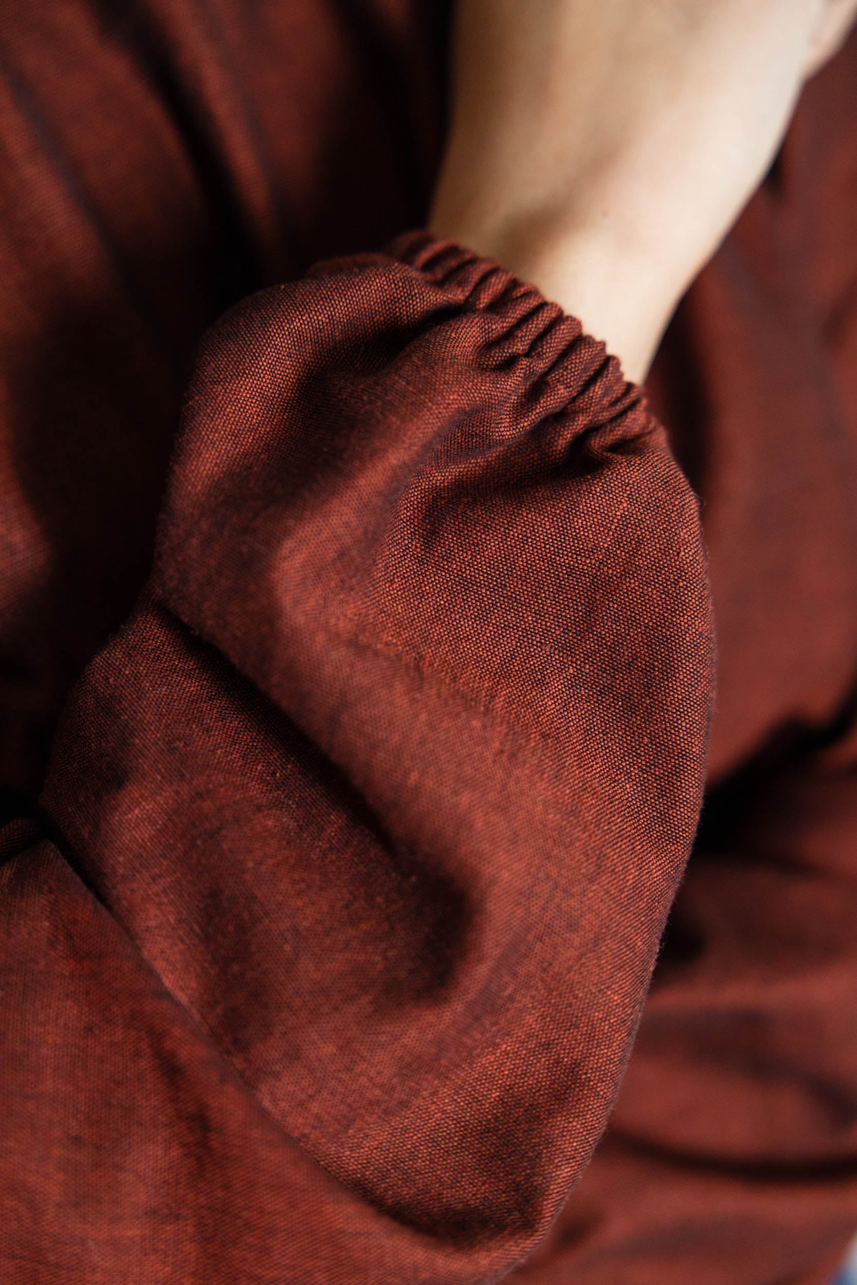 Bio-Baumwoll Bluse Chaand Rum-Rosine