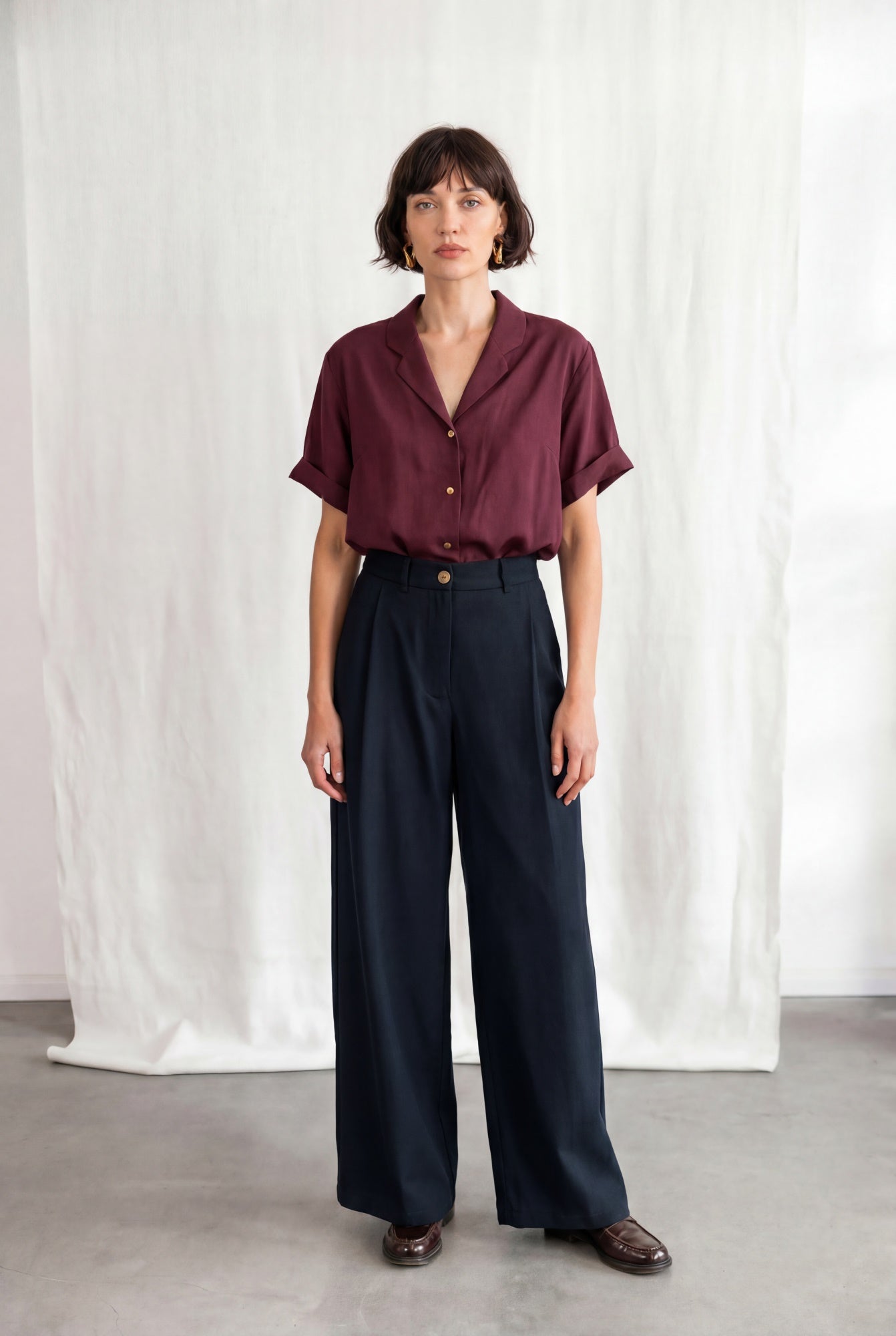 Modal Blouse Avaani Grape