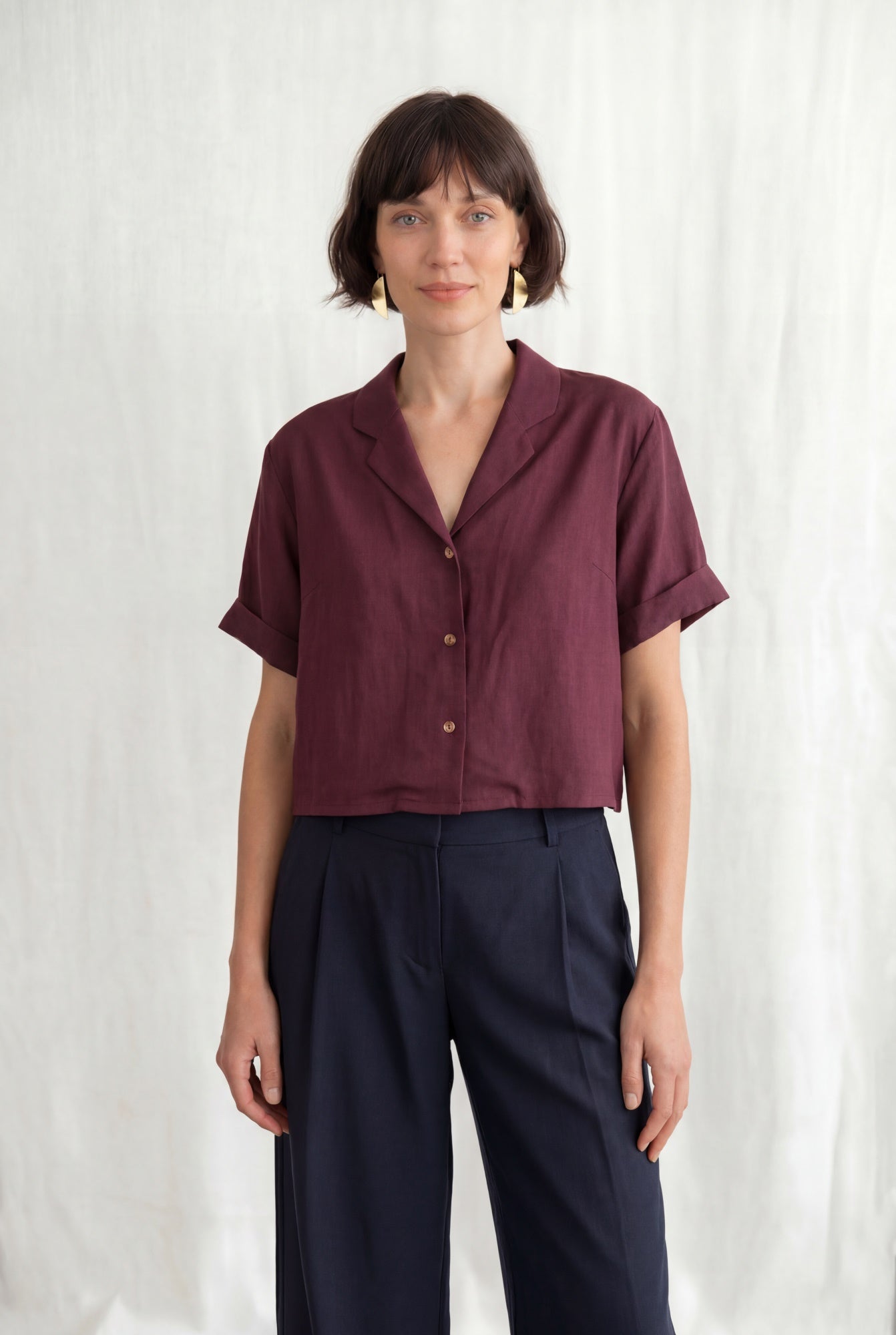 Modal Blouse Avaani Grape