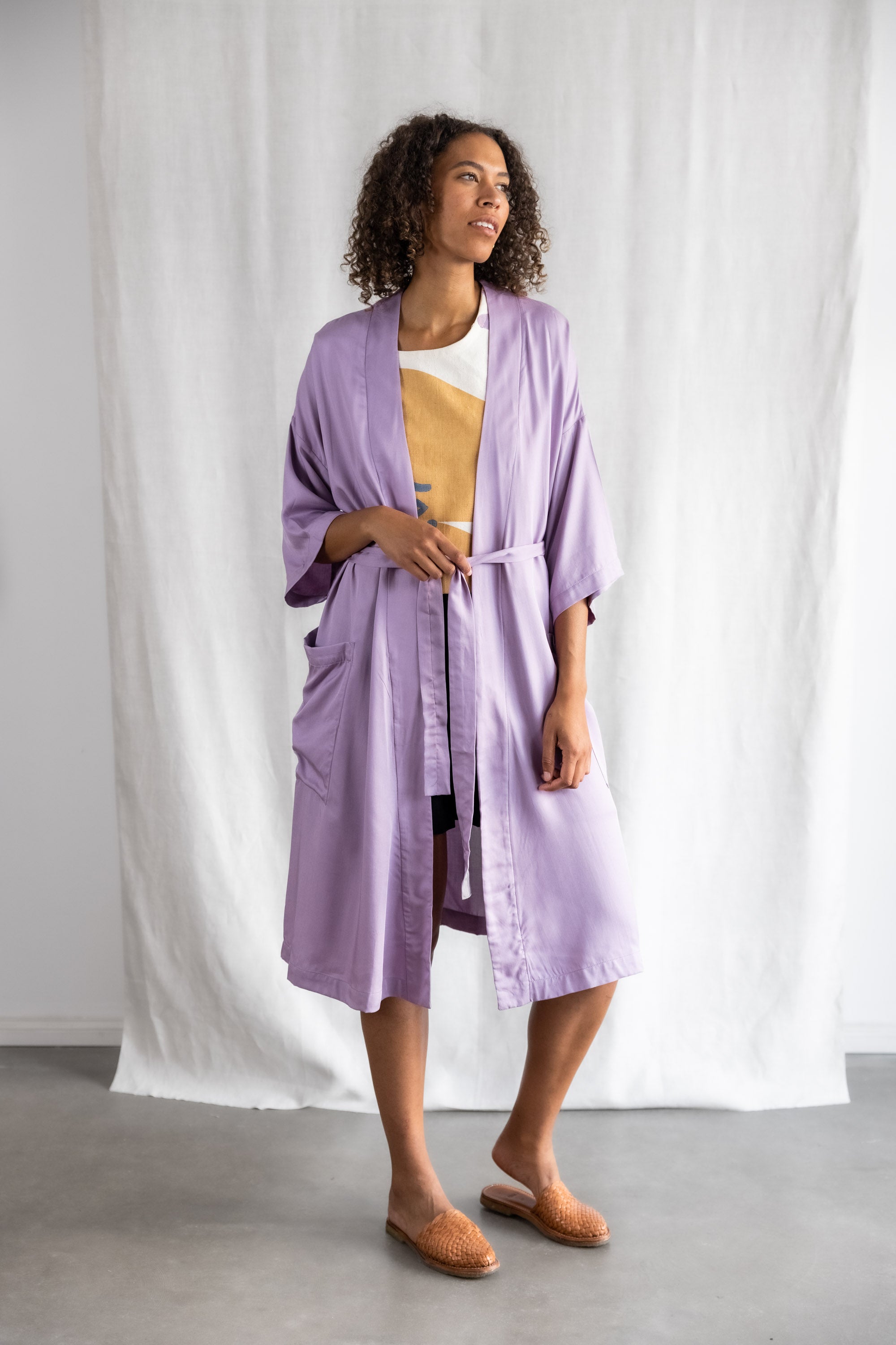 Modal Cardigan Rohani Flieder