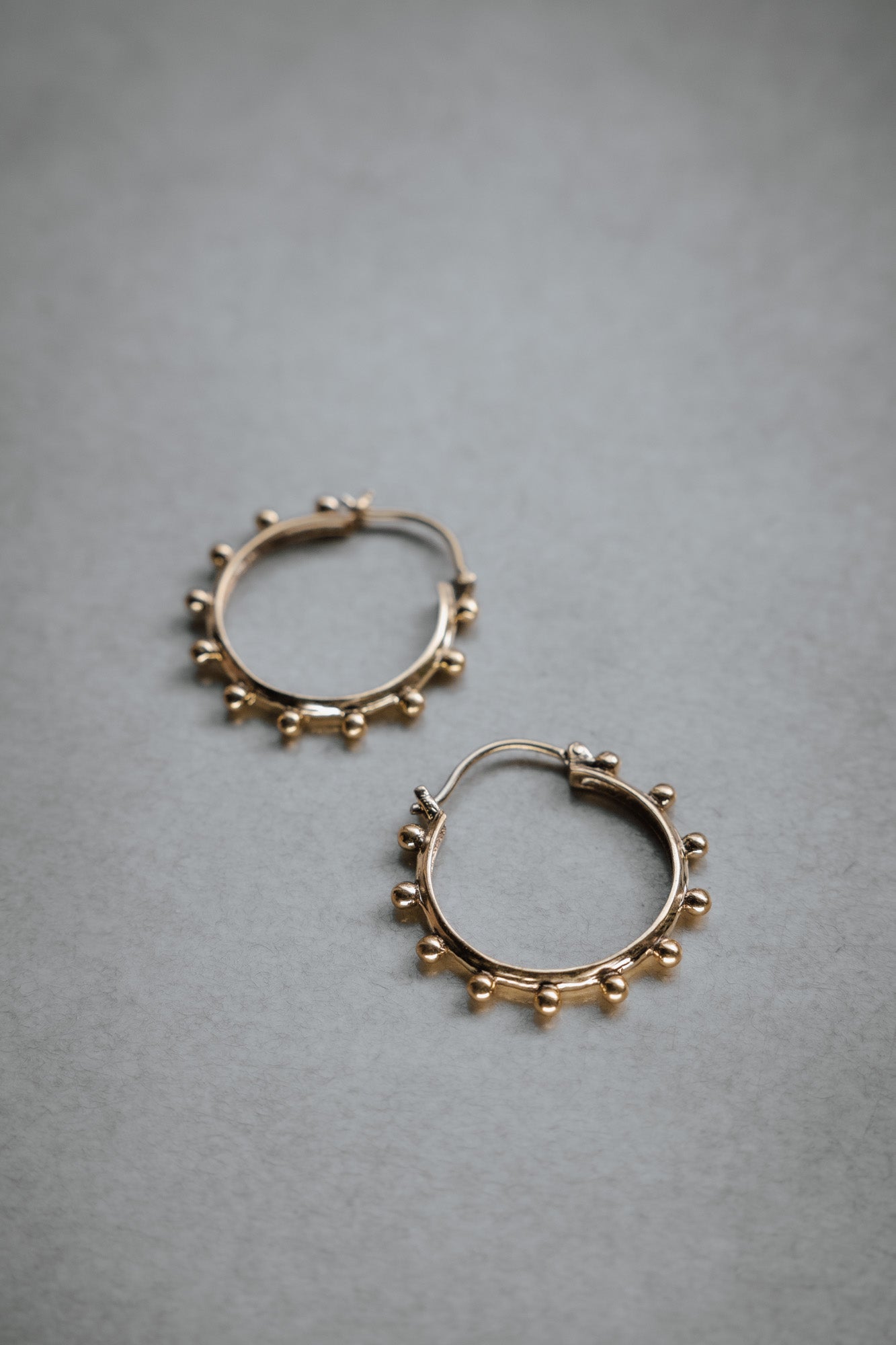 Hoop earrings Mahaan brass