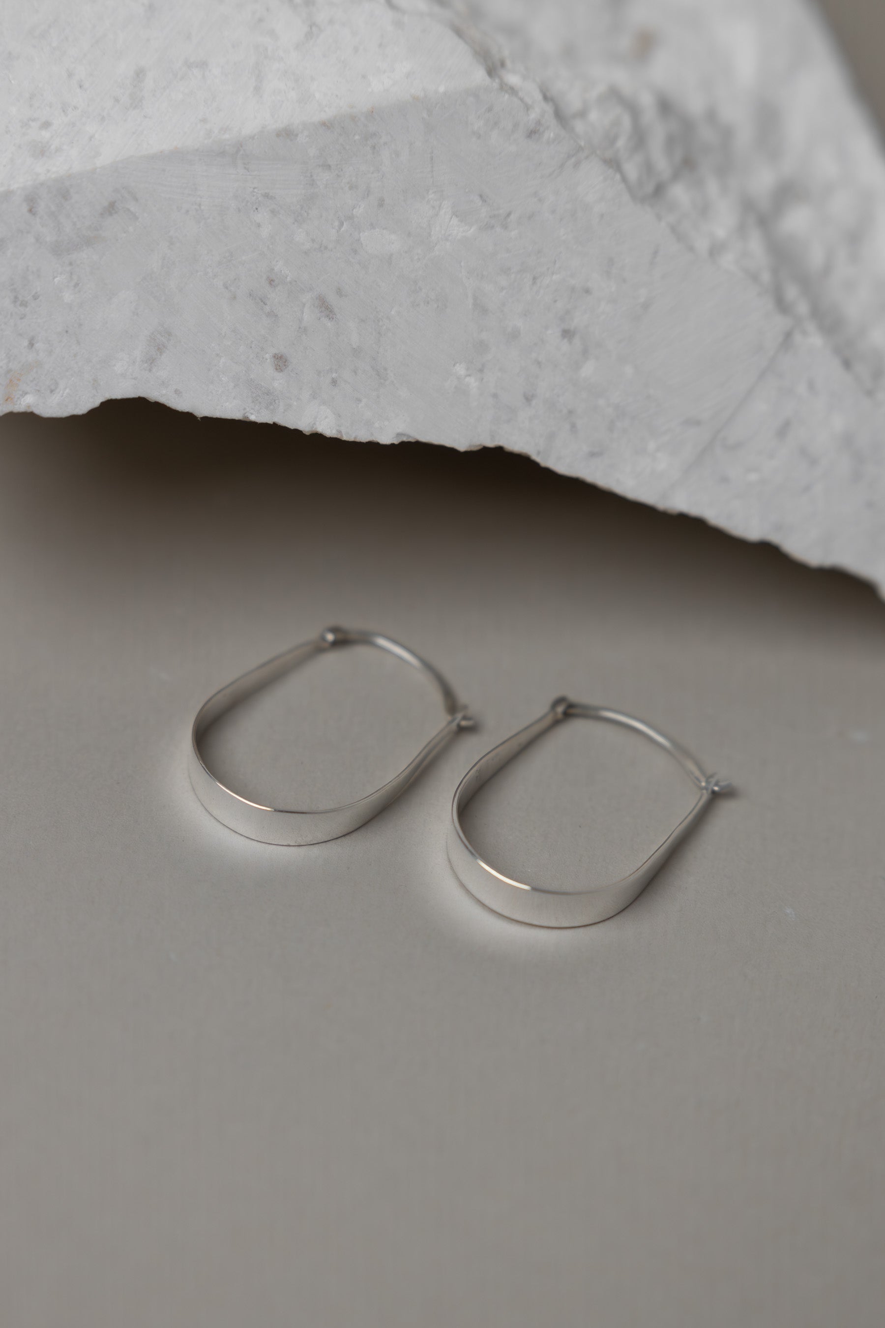 Hoop earrings Chooty Silver