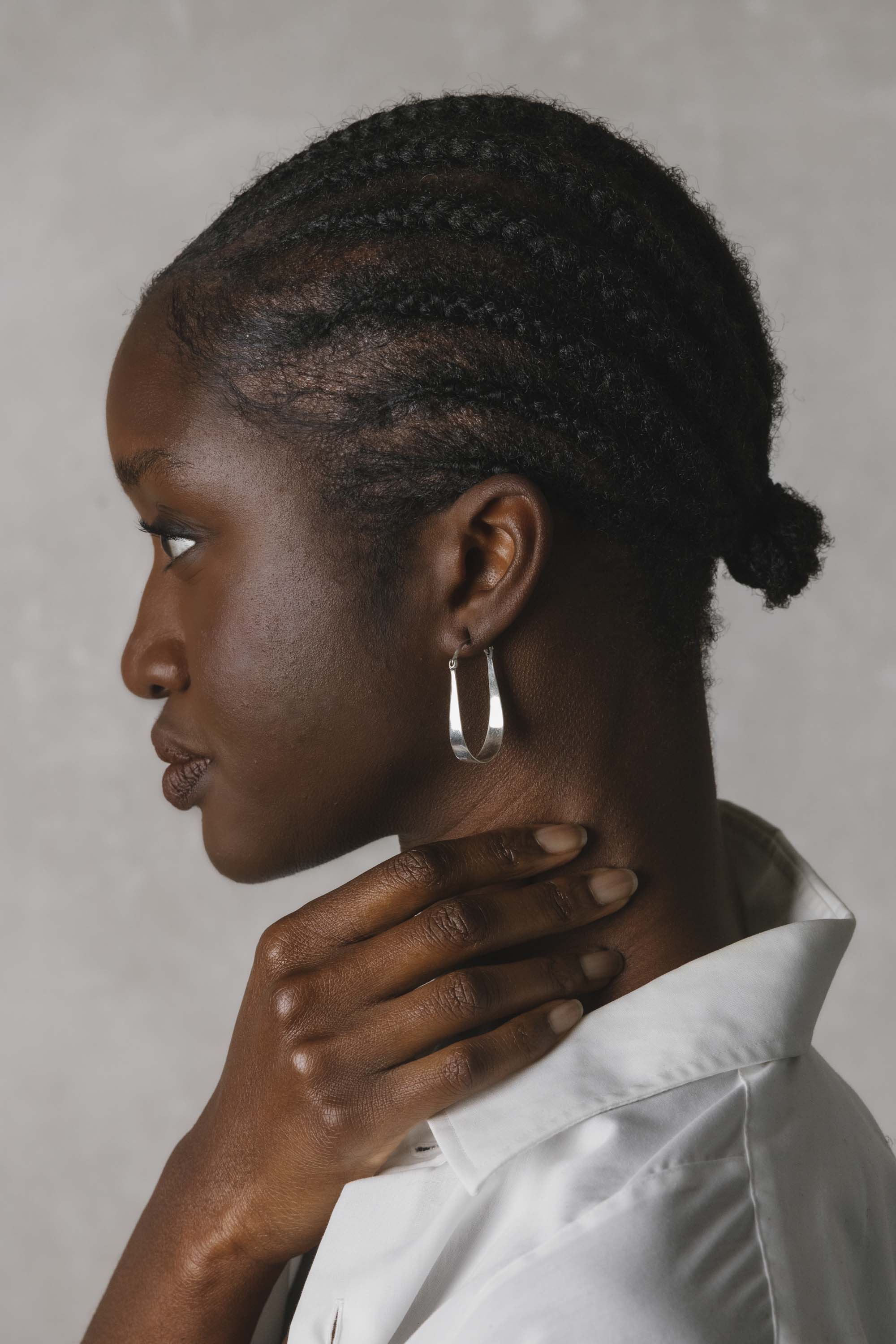 Hoop earrings Chooty Silver