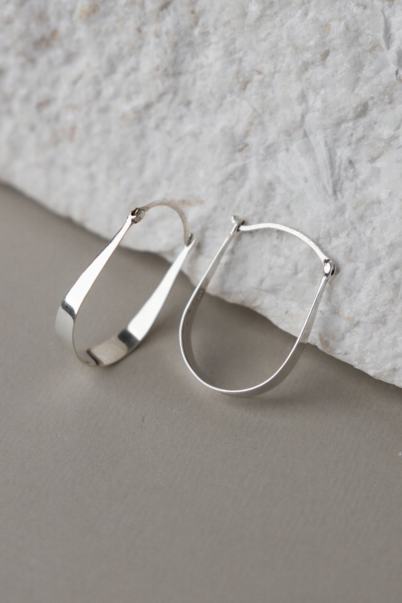 Hoop earrings Chooty Silver