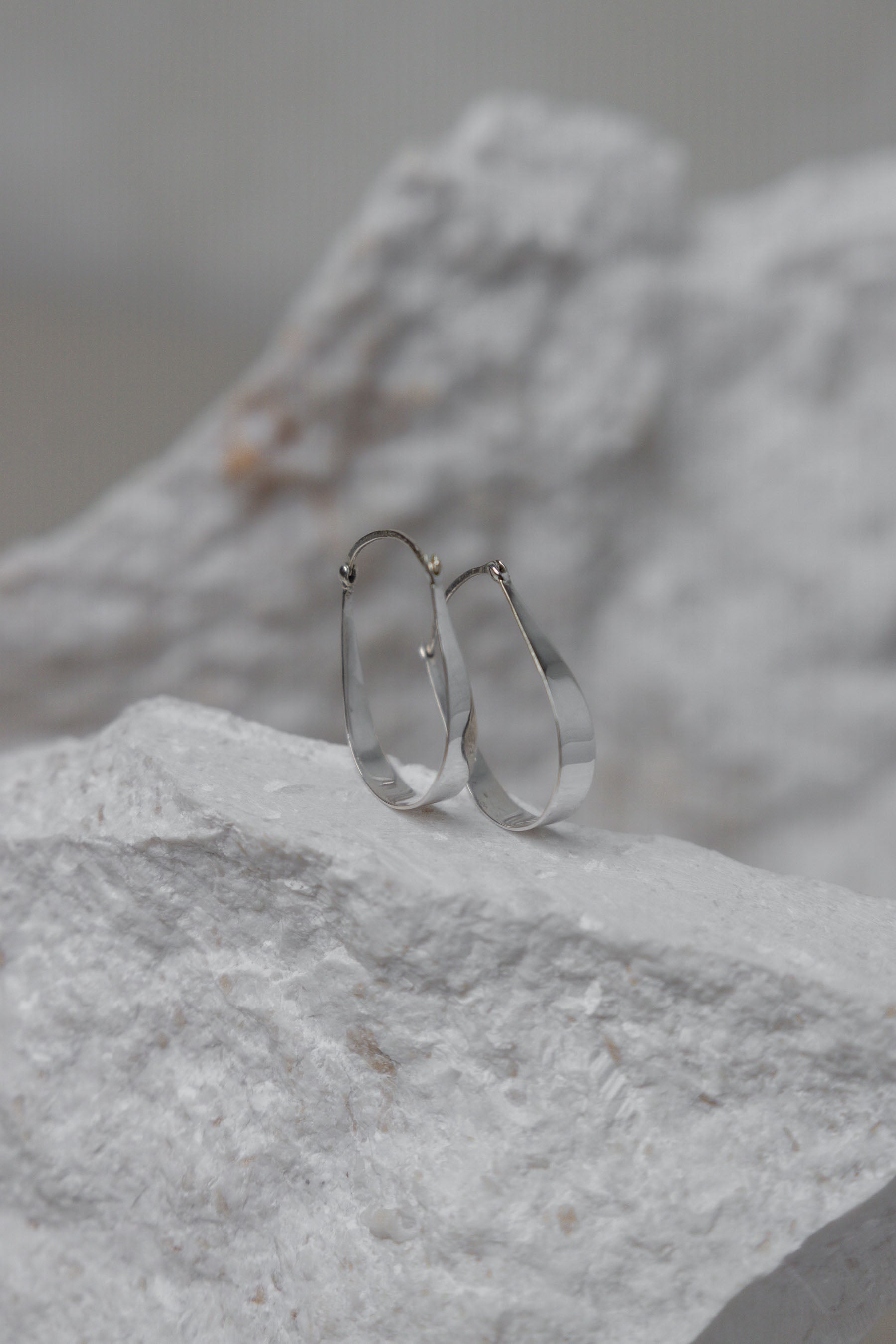 Hoop earrings Chooty Silver