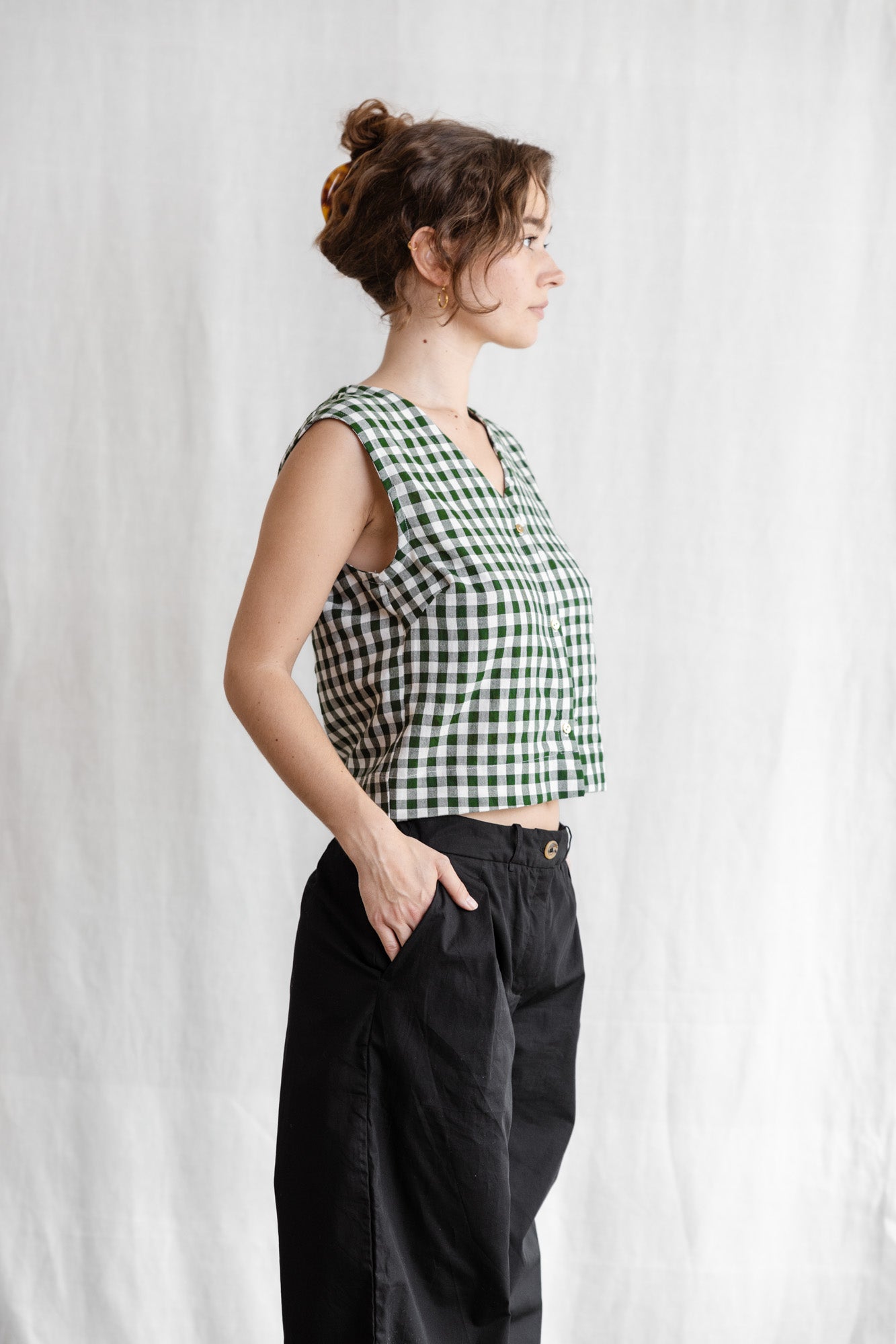 Baumwoll Top Chatania Checks