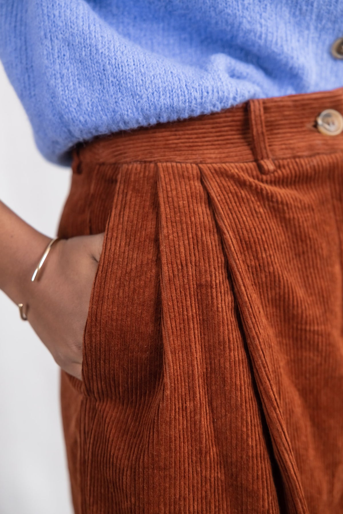 Baumwollcord Culotte Awasi Masala
