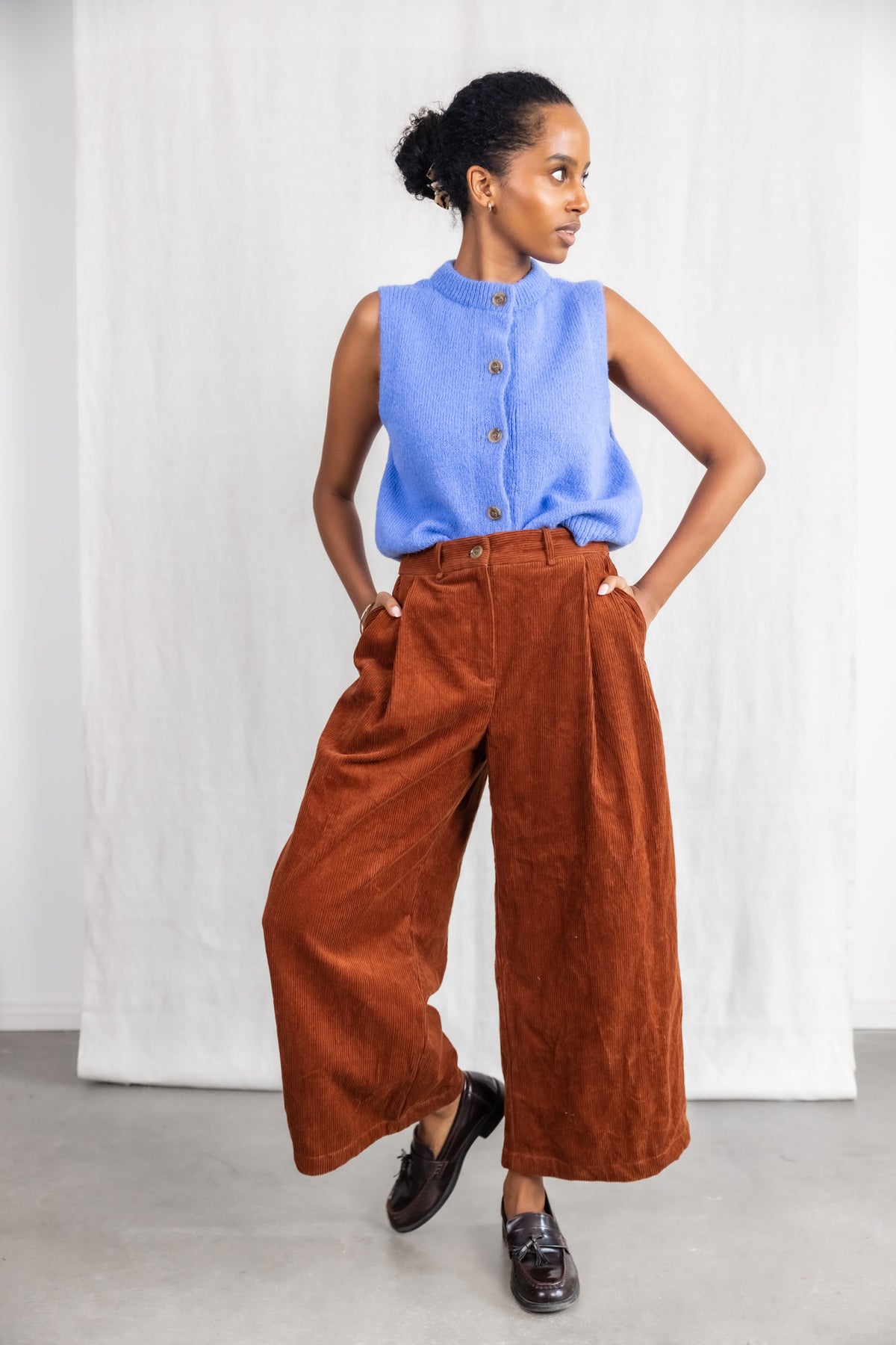 Baumwollcord Culotte Awasi Masala