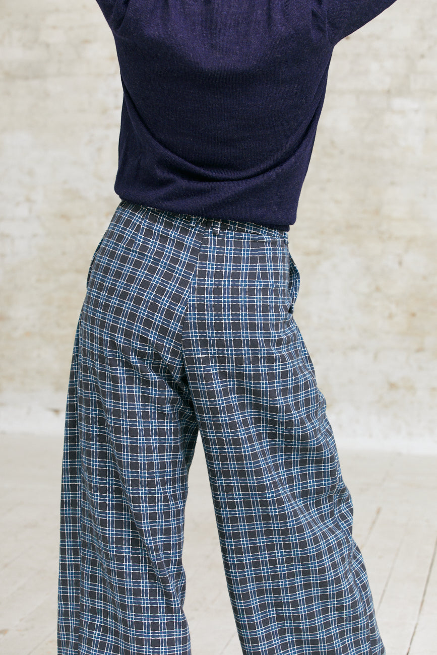 Organic cotton culottes Awa Checks