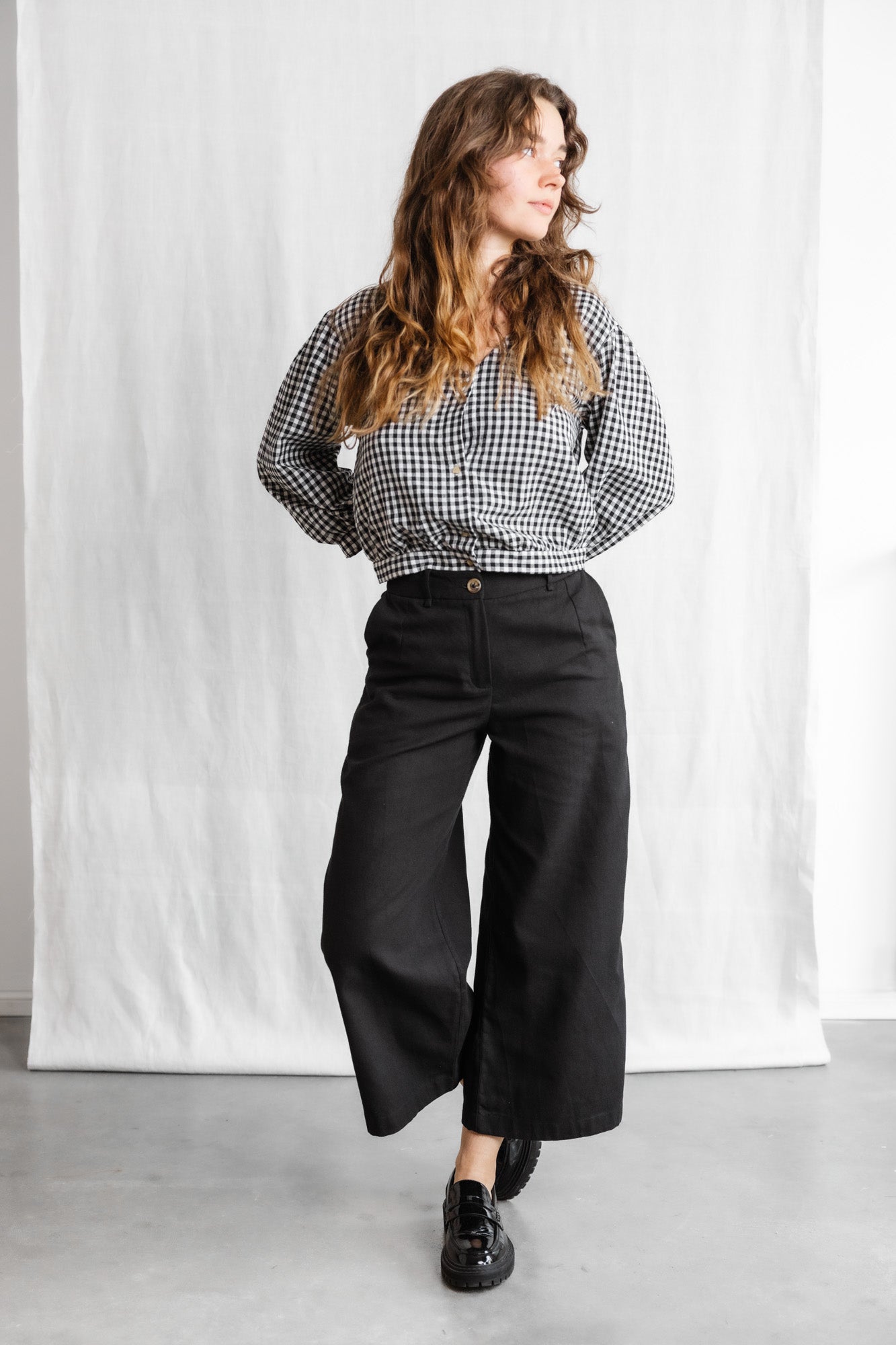 Bio-Baumwoll Culotte Hemani Schwarz