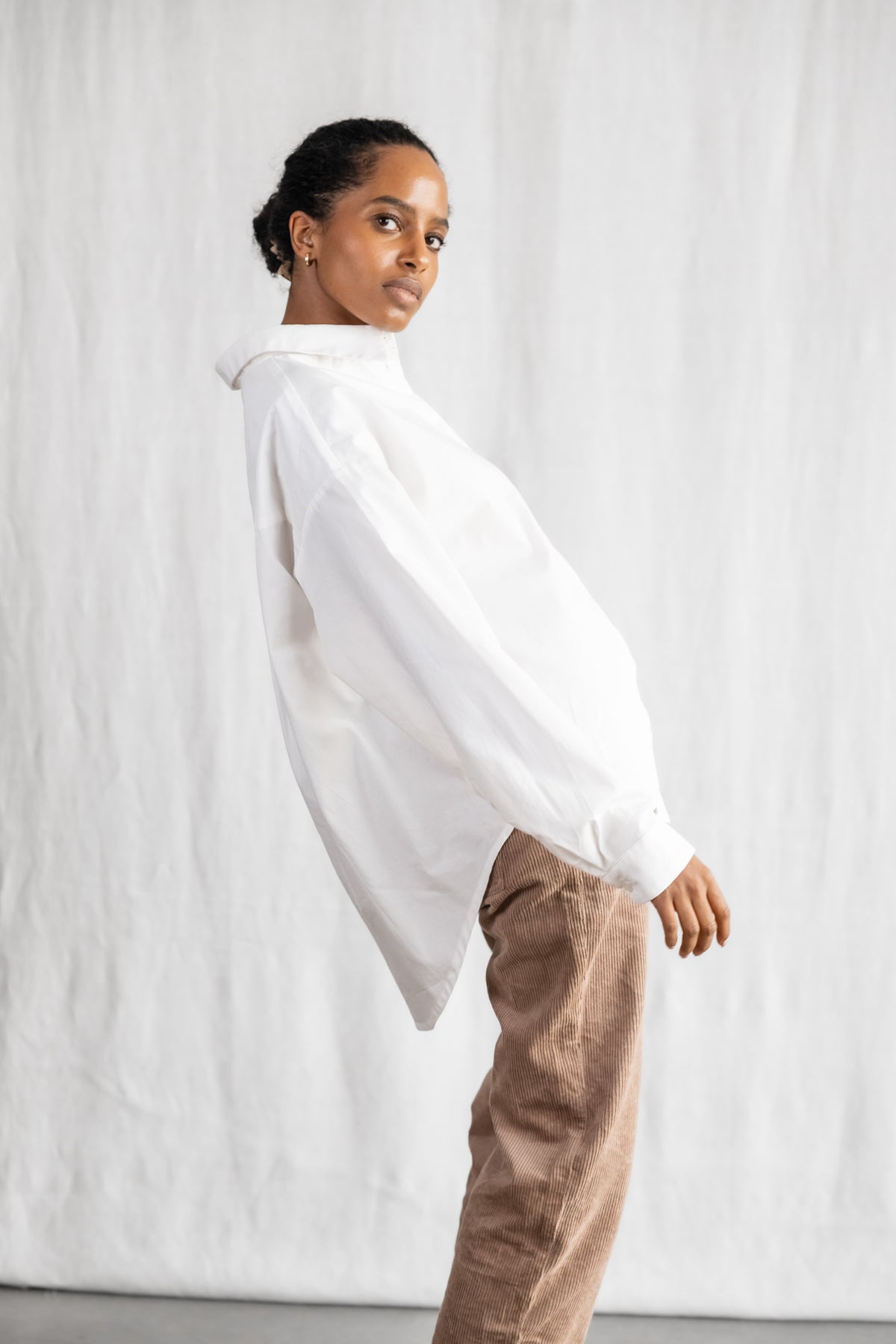 Organic Cotton Blouse Pahaad White