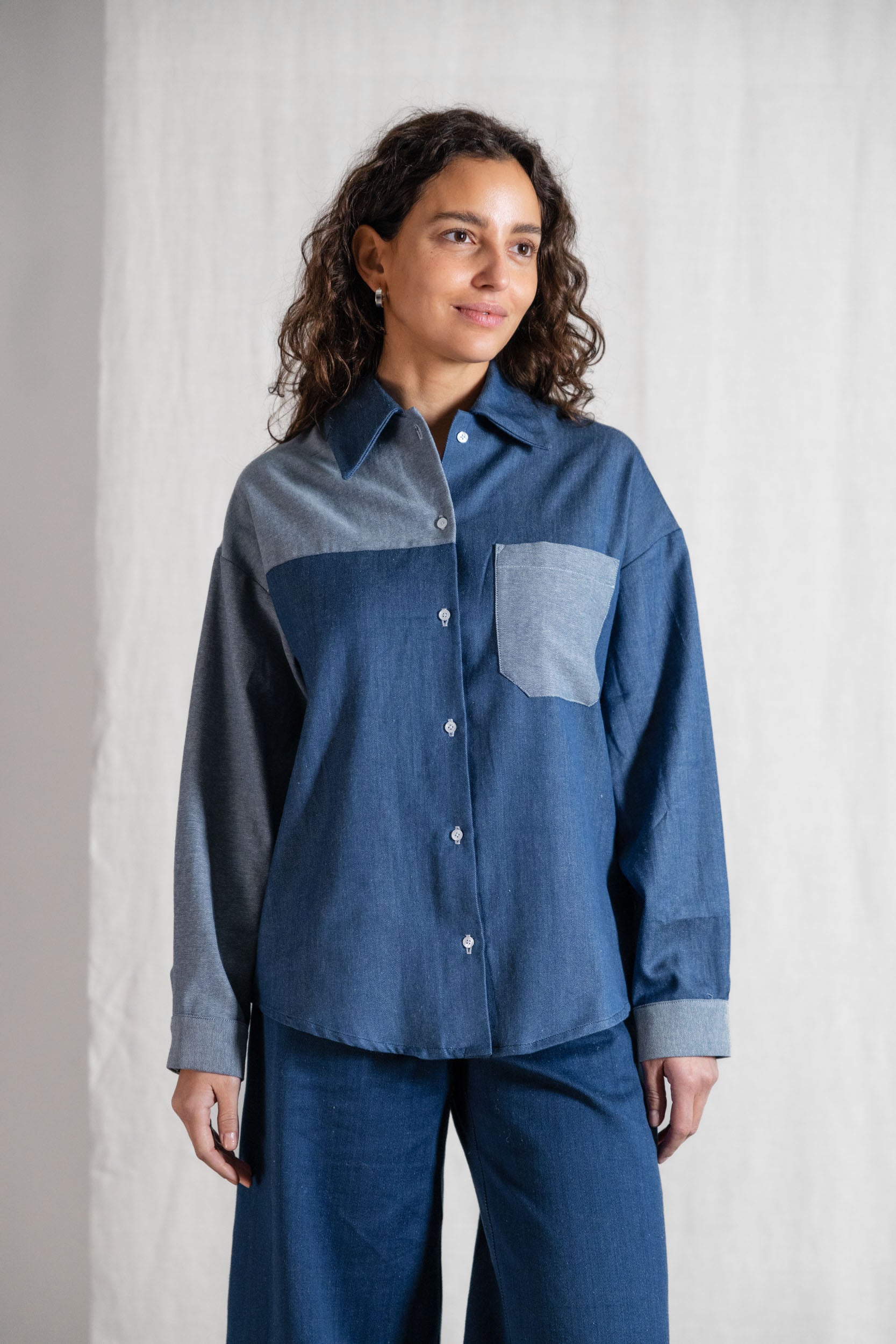 Bio-Baumwoll Shirt Ashrit Denim