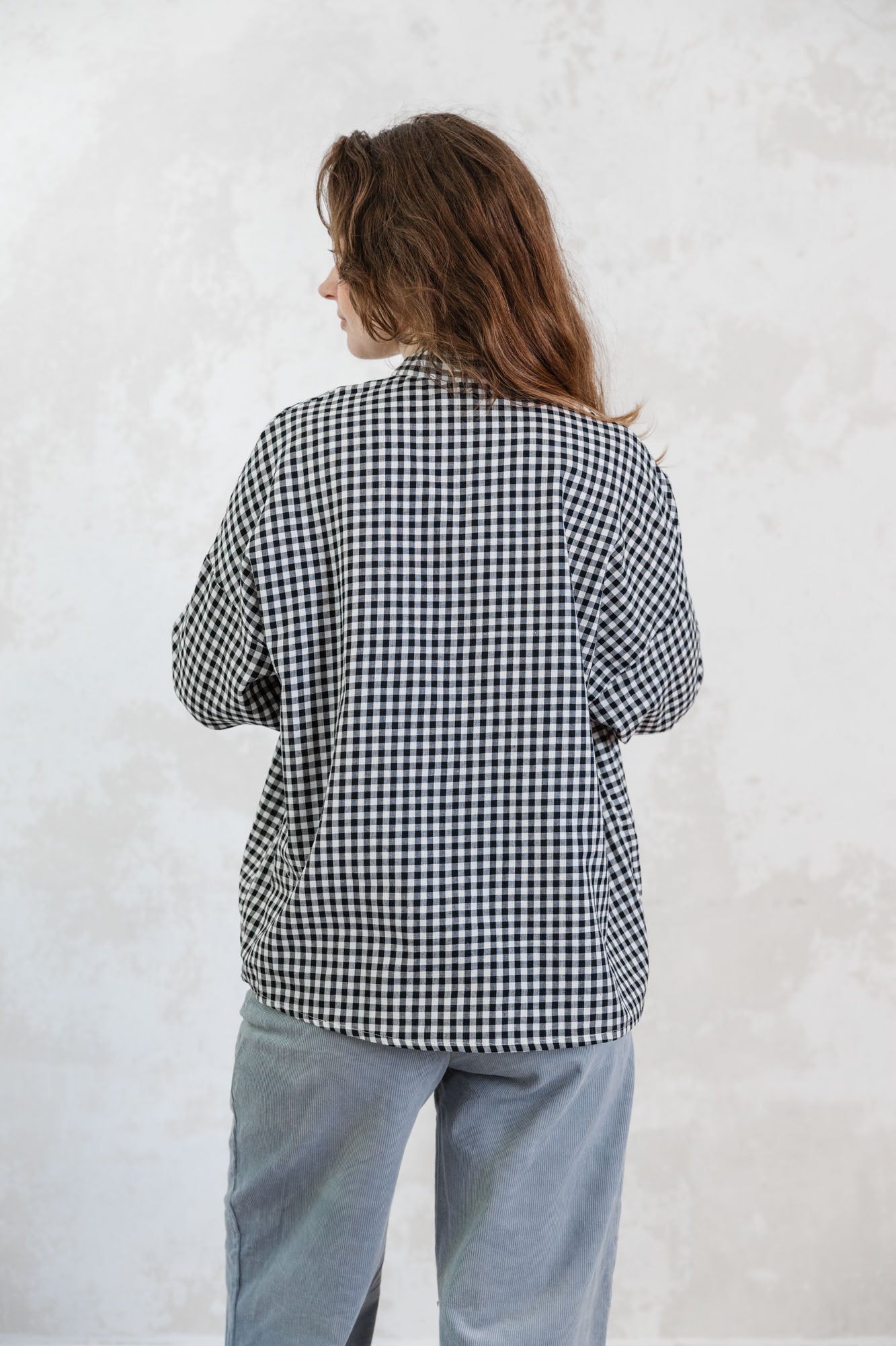 Bio-Baumwoll Bluse Hawali Kariert