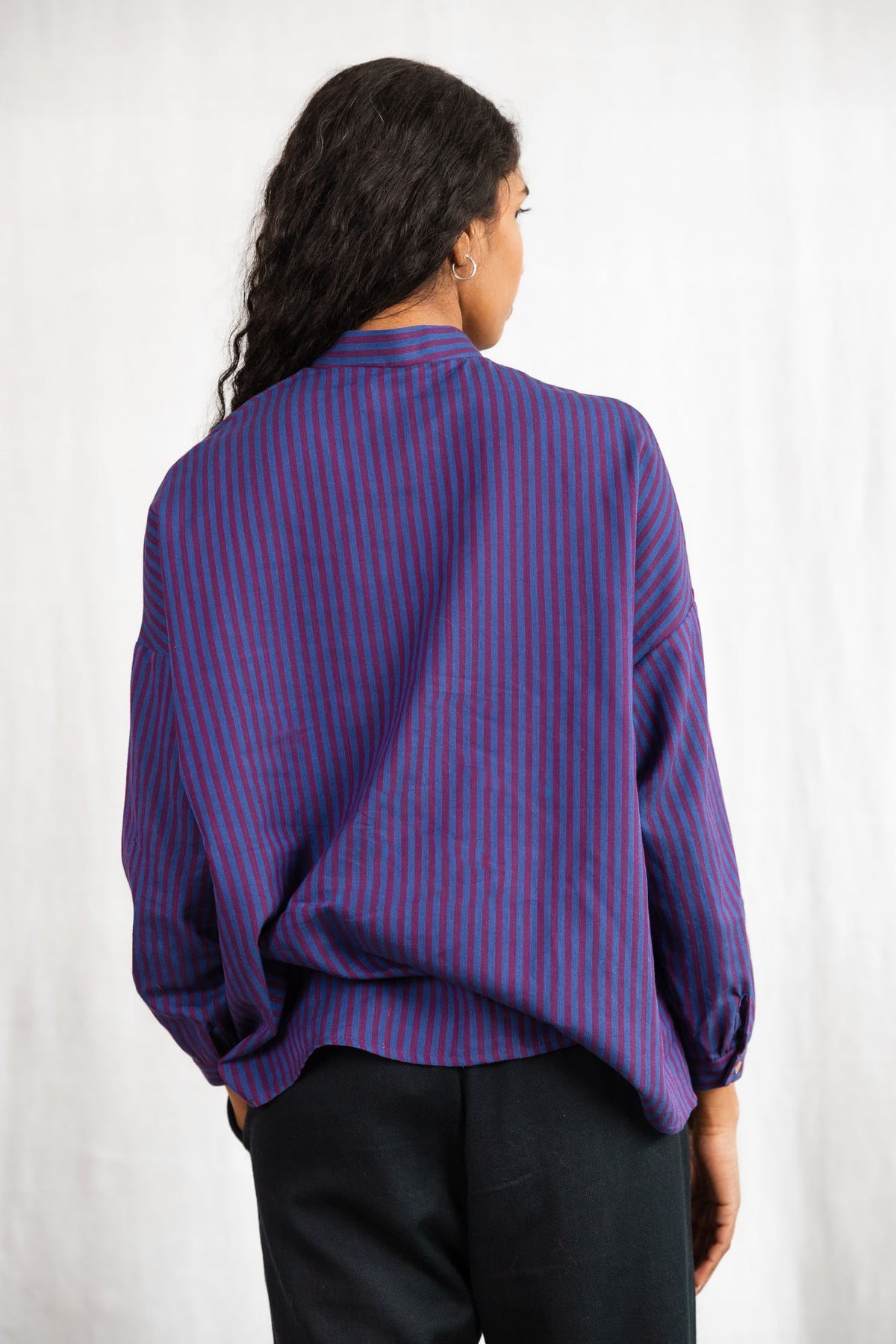 Bio-Baumwoll Bluse Hawali Streifen
