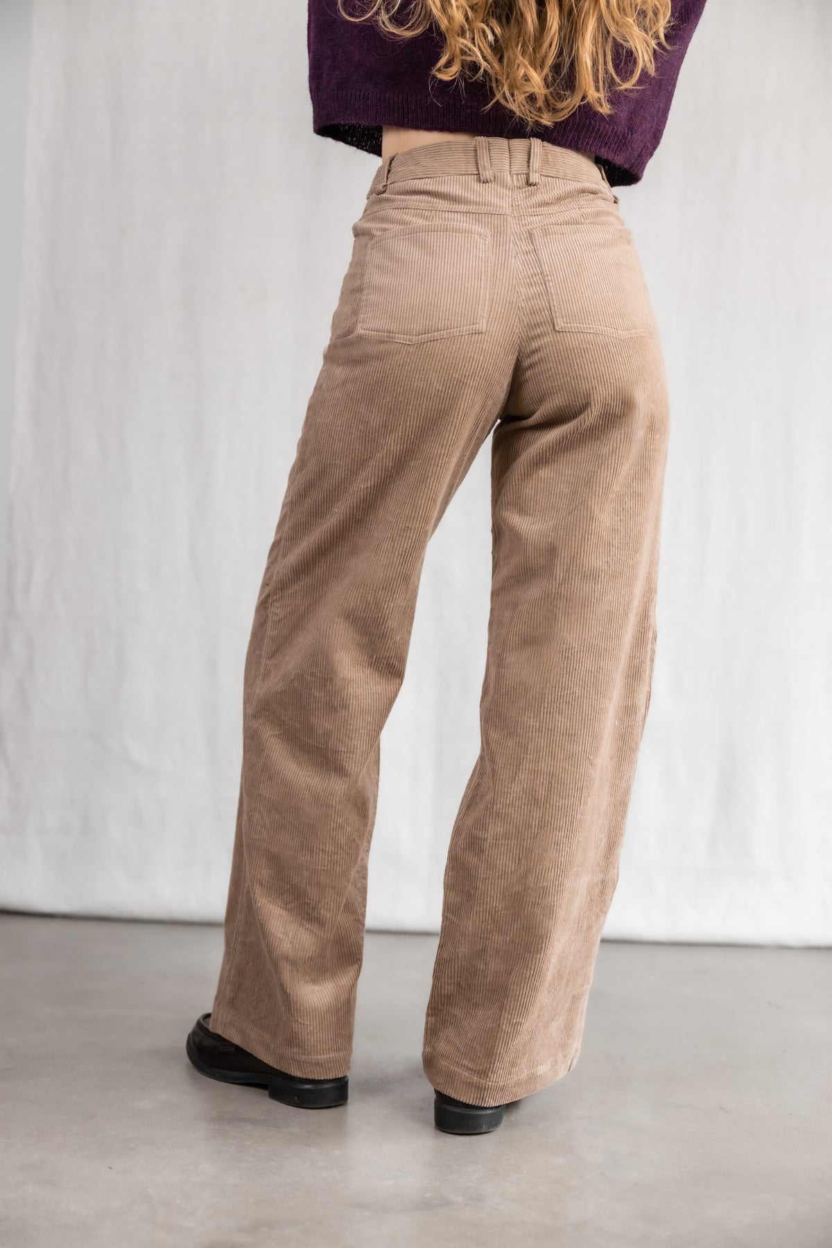 Baumwollcord Hose Tushar Cappuccino