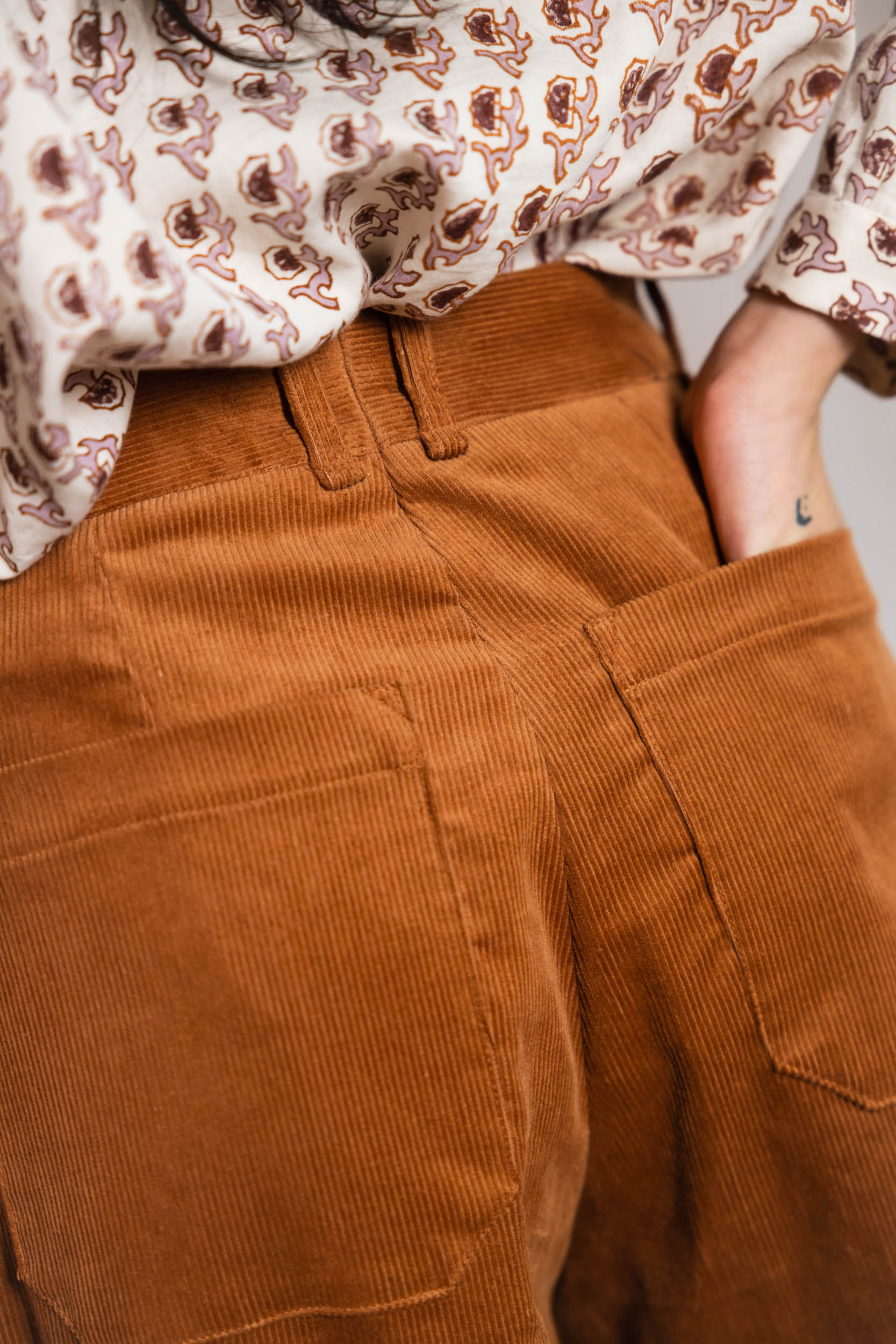 organic cotton corduroy pants Damini Bernstein