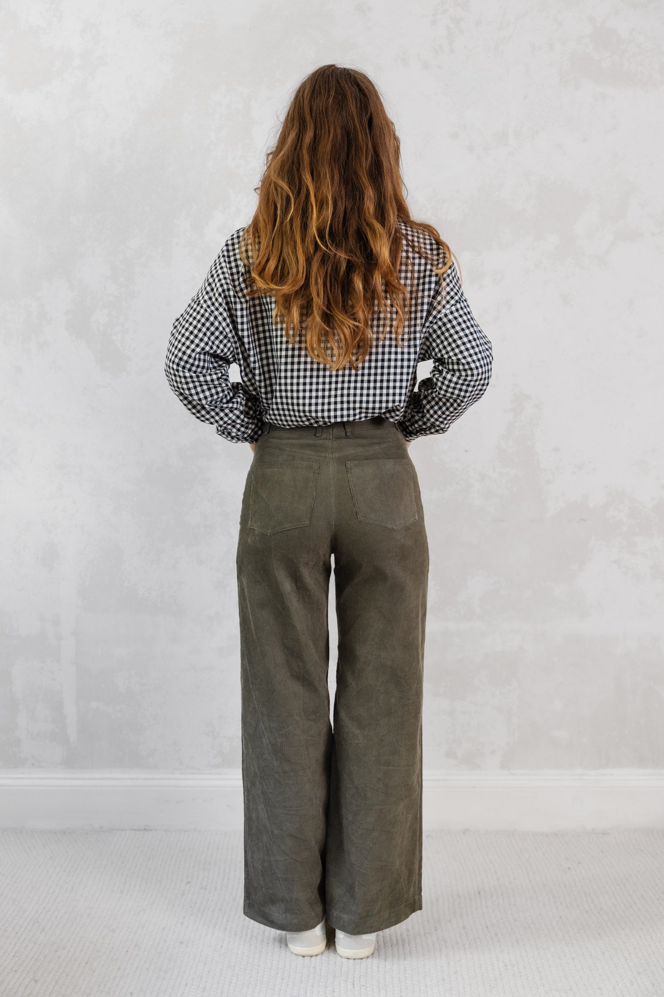 Bio-Baumwollcord Hose Tushar Pistazie