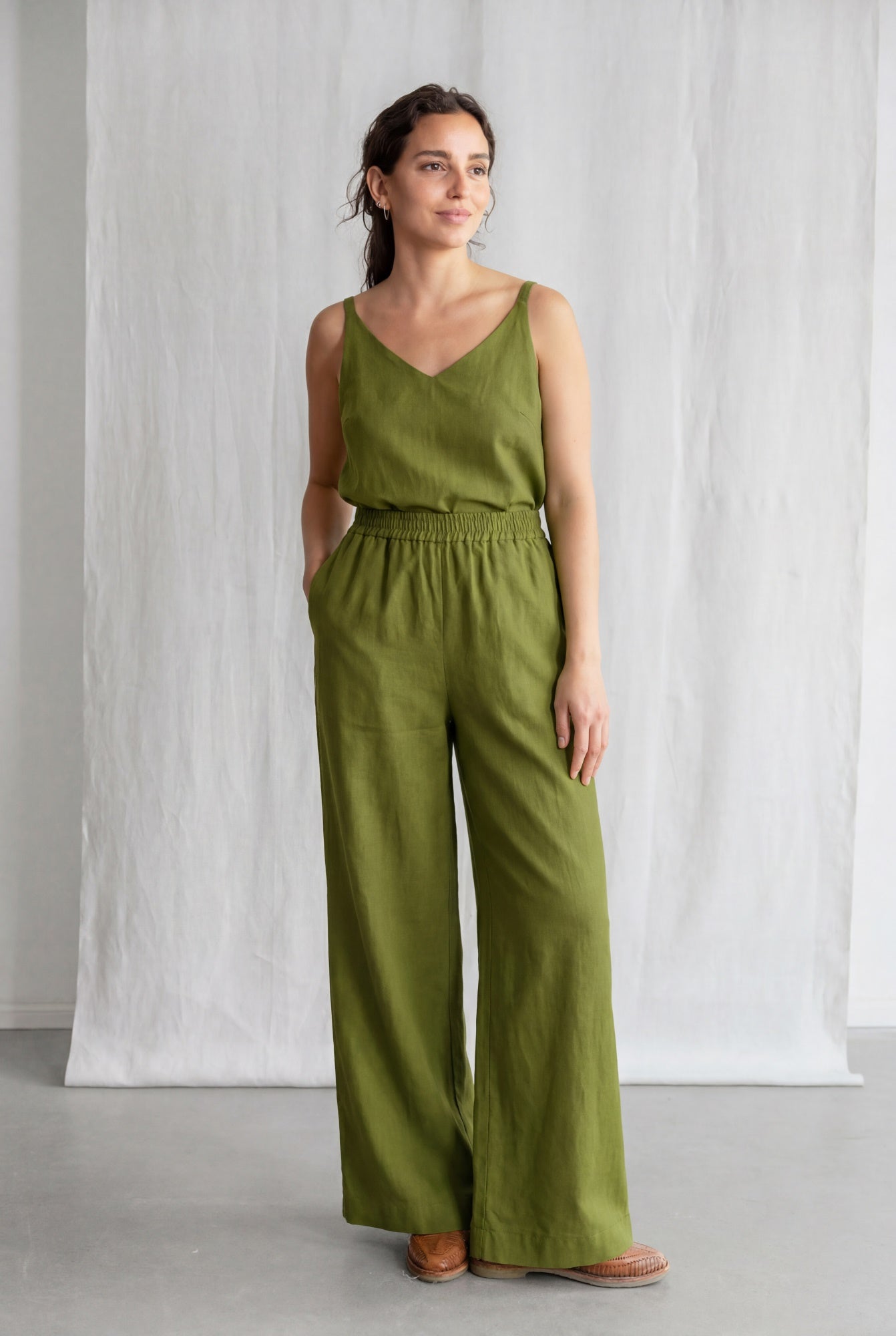 Organic cotton pants Jayan Basil