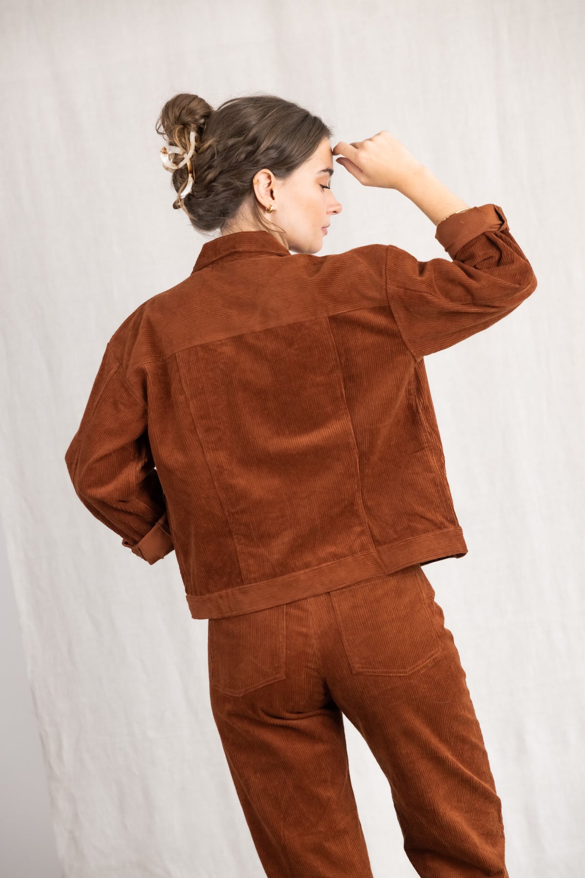Bio-Baumwollcord Jacke Nariyal Masala
