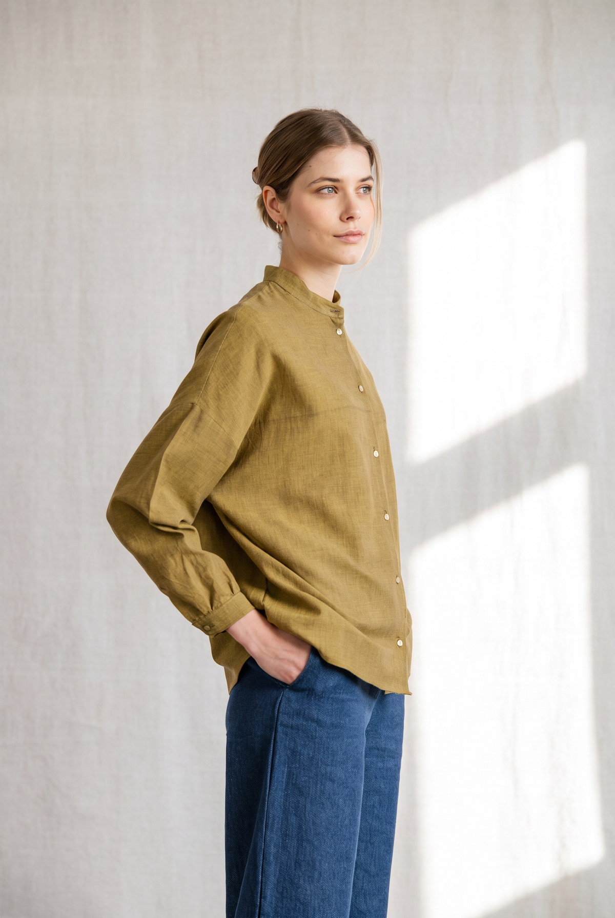 Organic Cotton Blouse Hawali Dijon