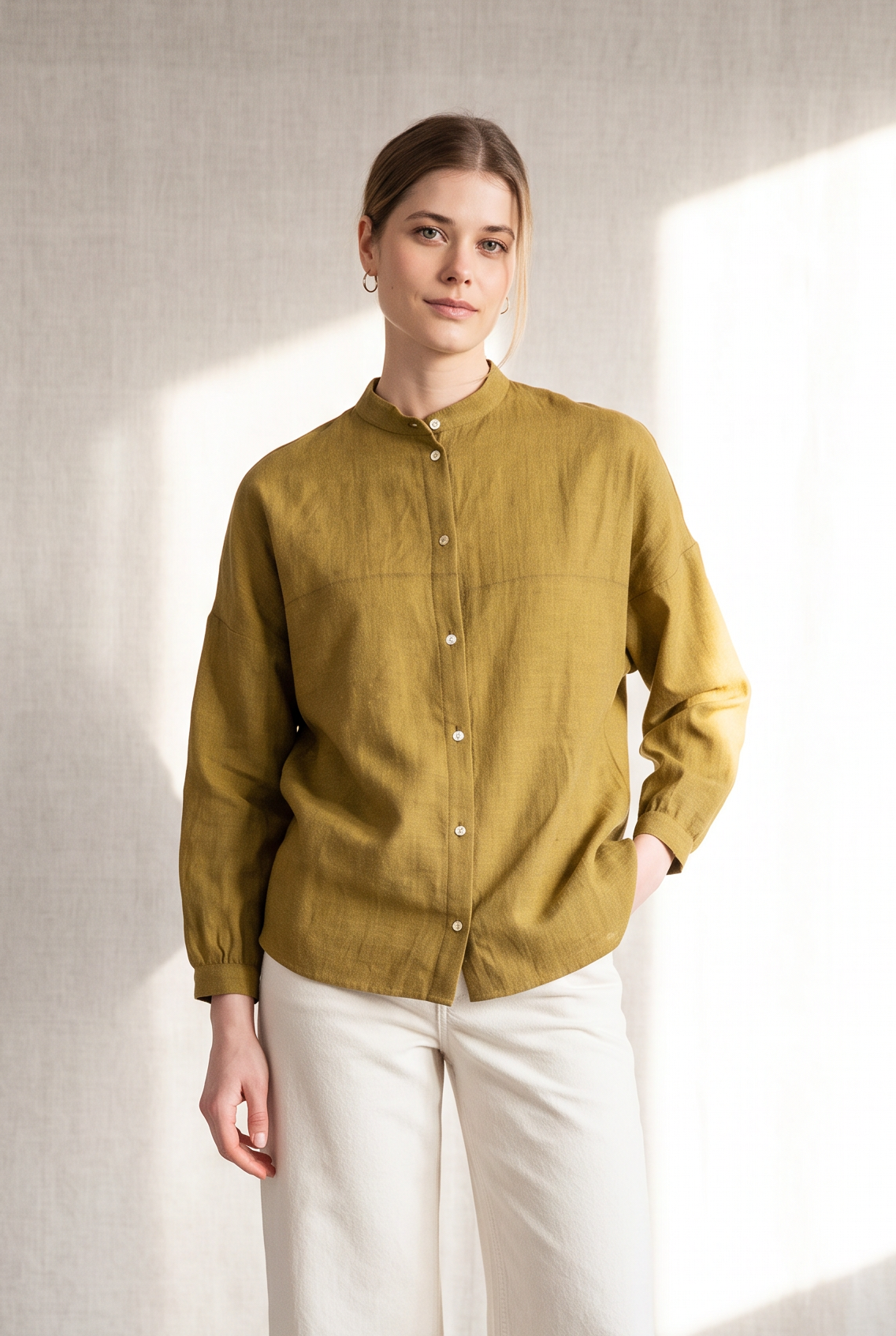 Bio-Baumwoll Bluse Hawali Dijon