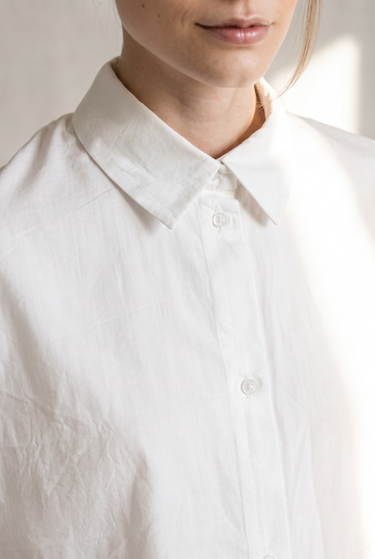 Organic Cotton Blouse Pahaad White