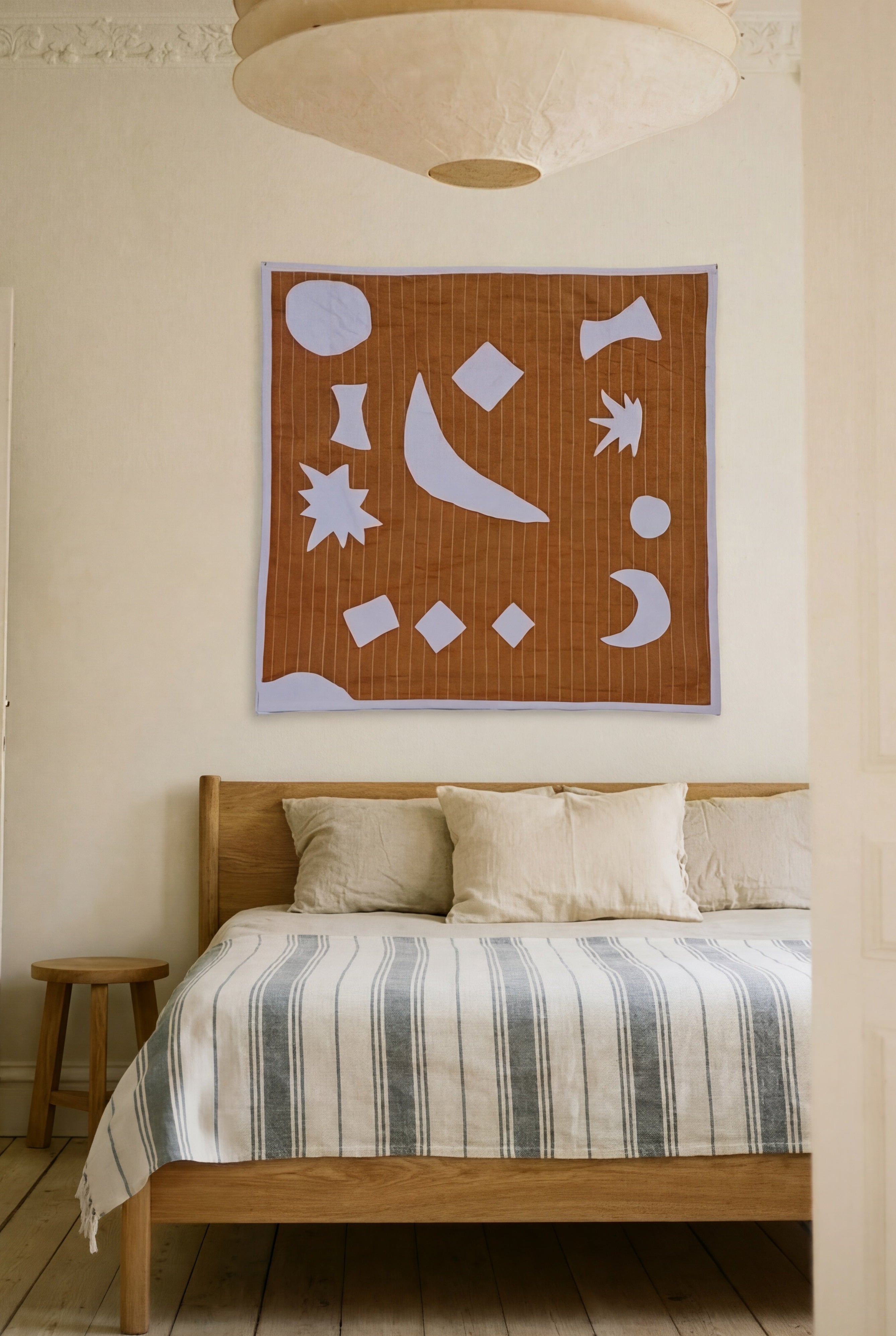 Baumwoll Decke Suhany Webmuster schwarz/weiß