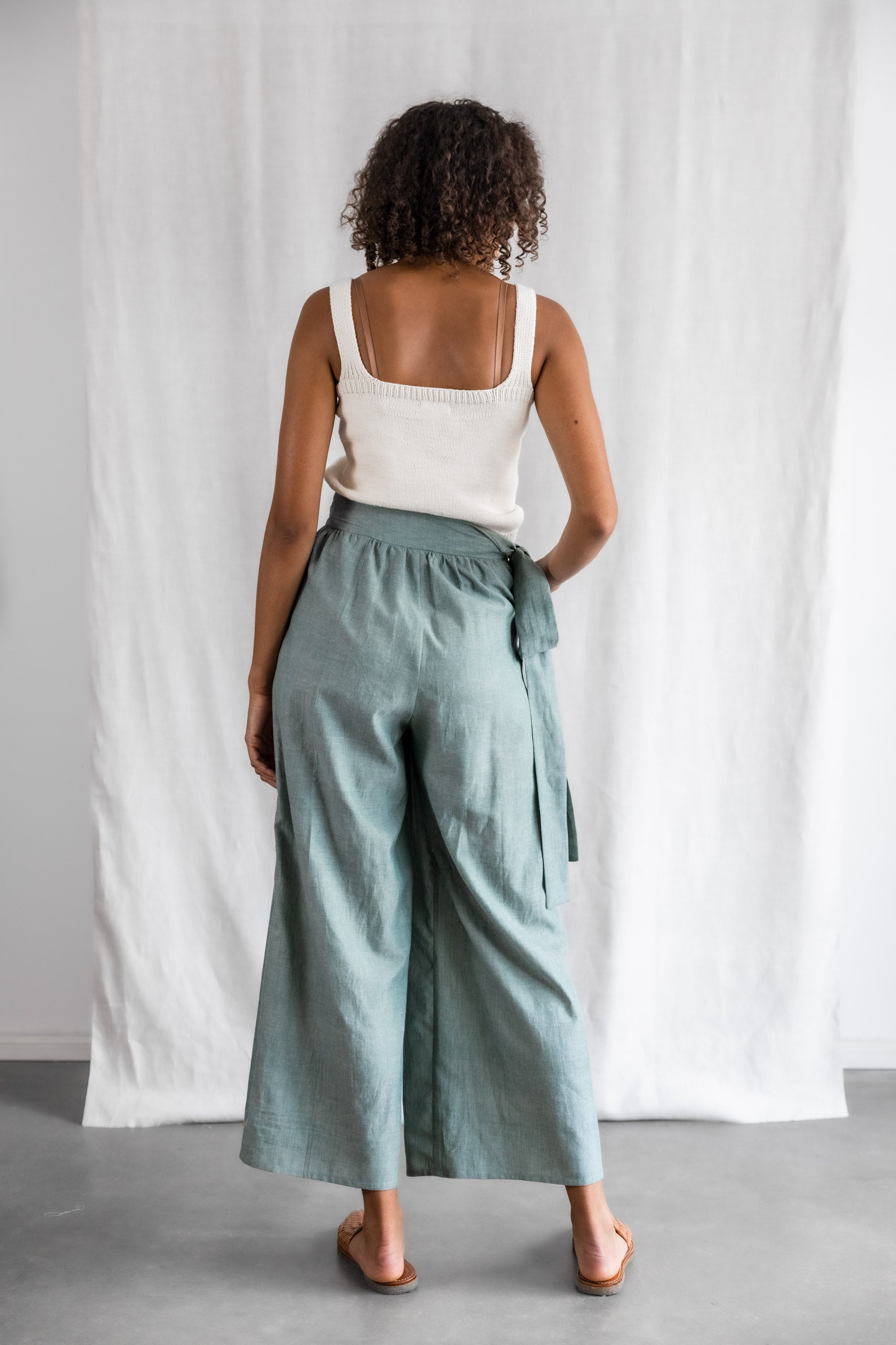 Organic Cotton Pants Rajni Eukalyptus