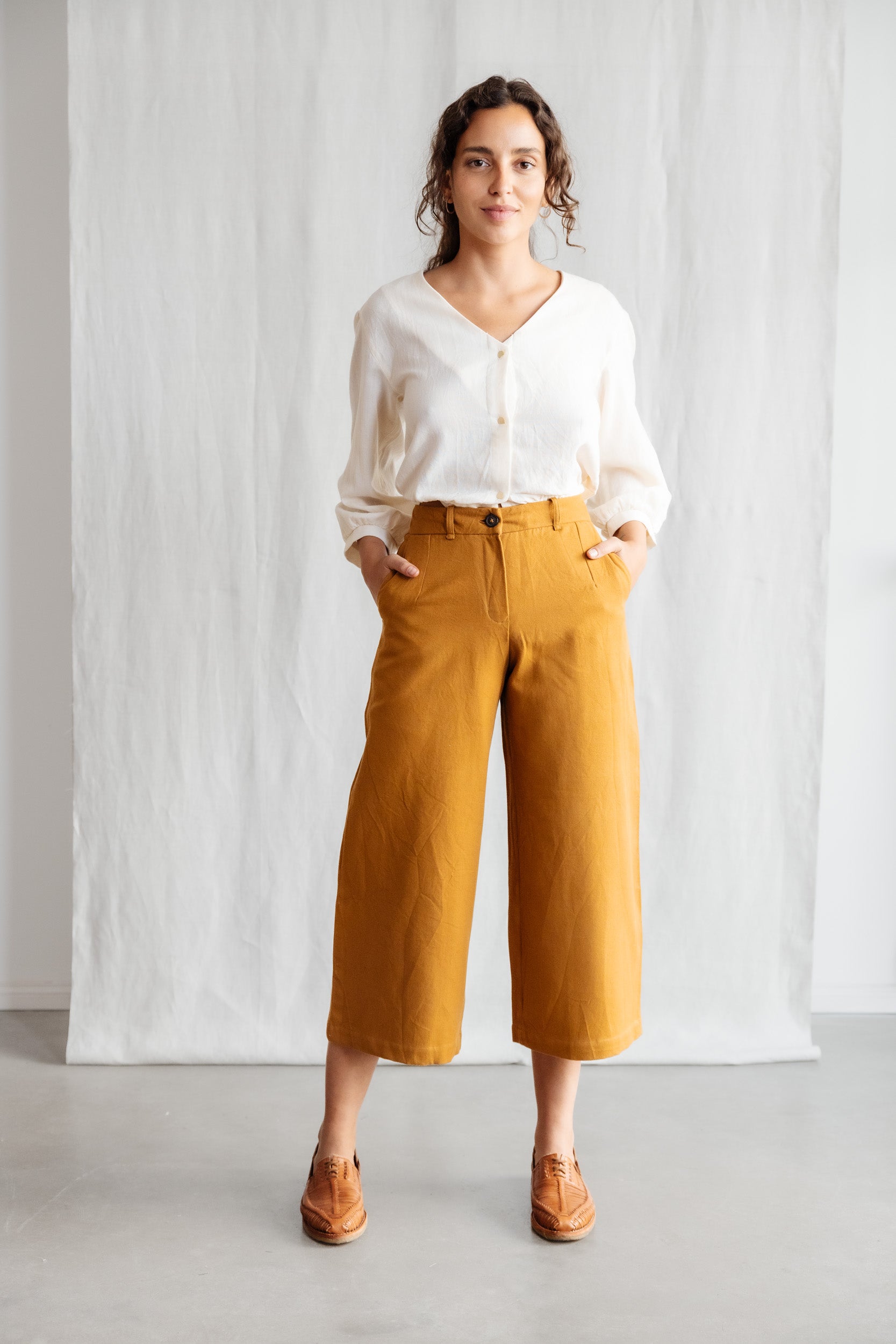 Bio-Baumwoll Culotte Hema Curry