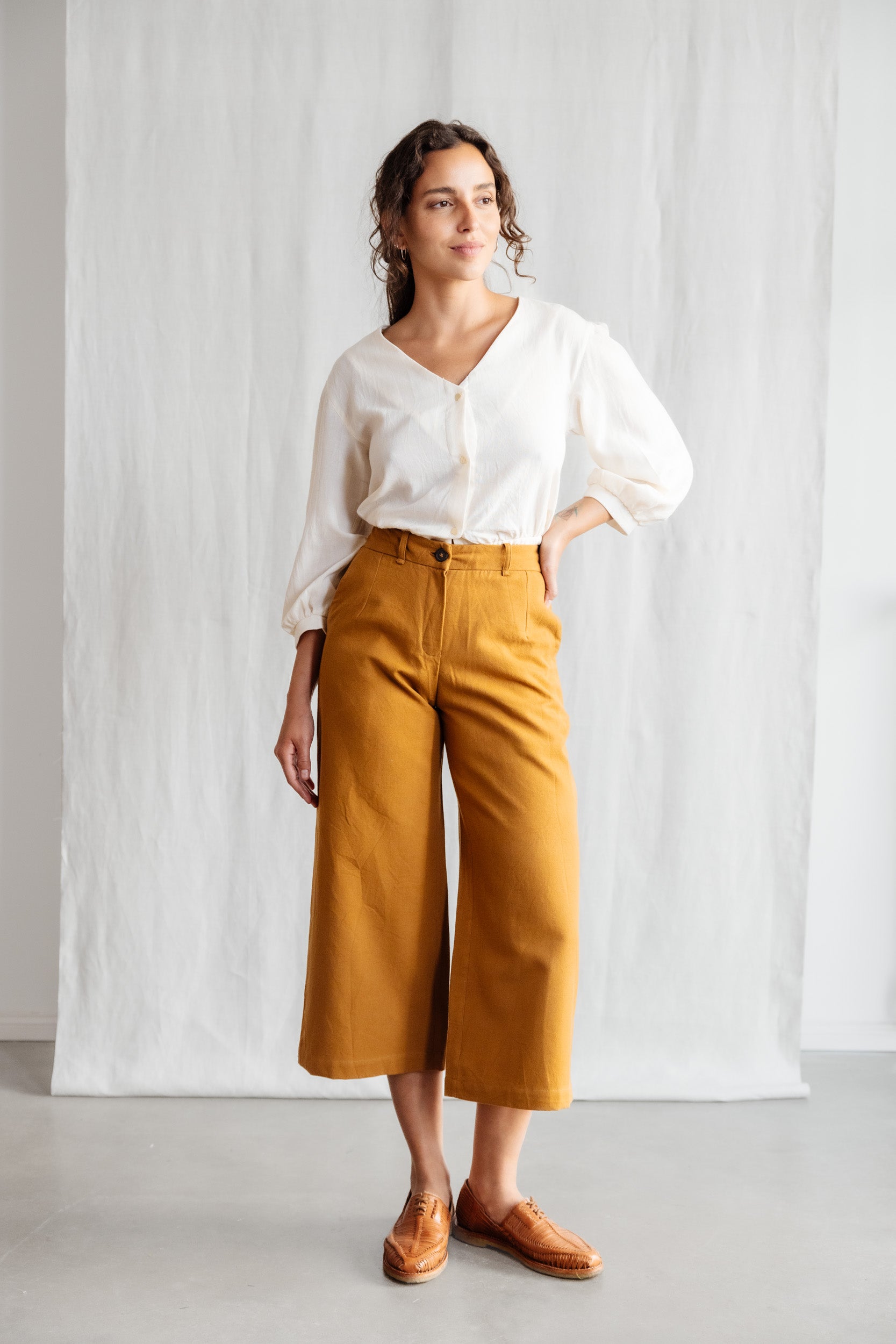 Bio-Baumwoll Culotte Hema Curry