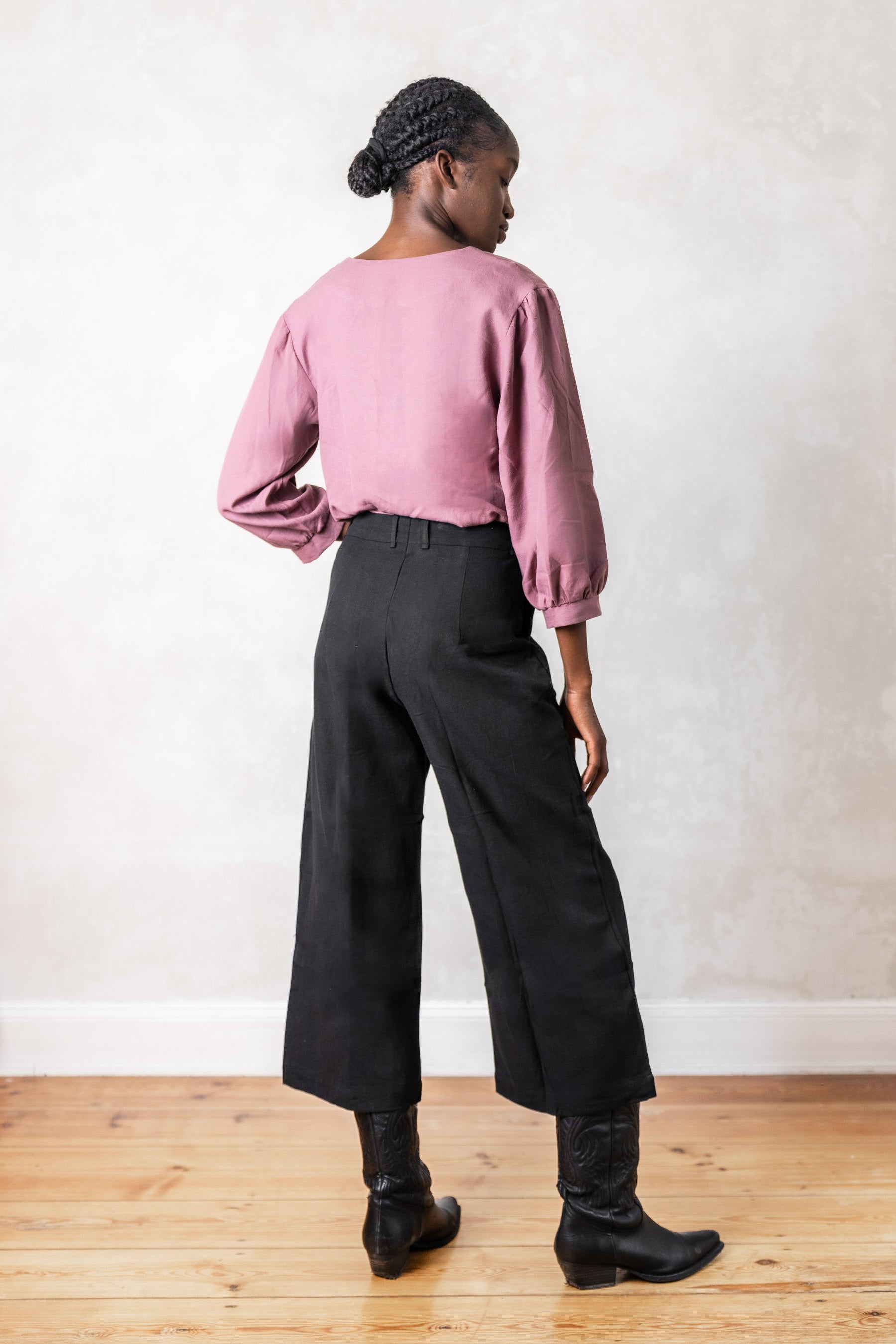 Organic Cotton Culotte Hema Black