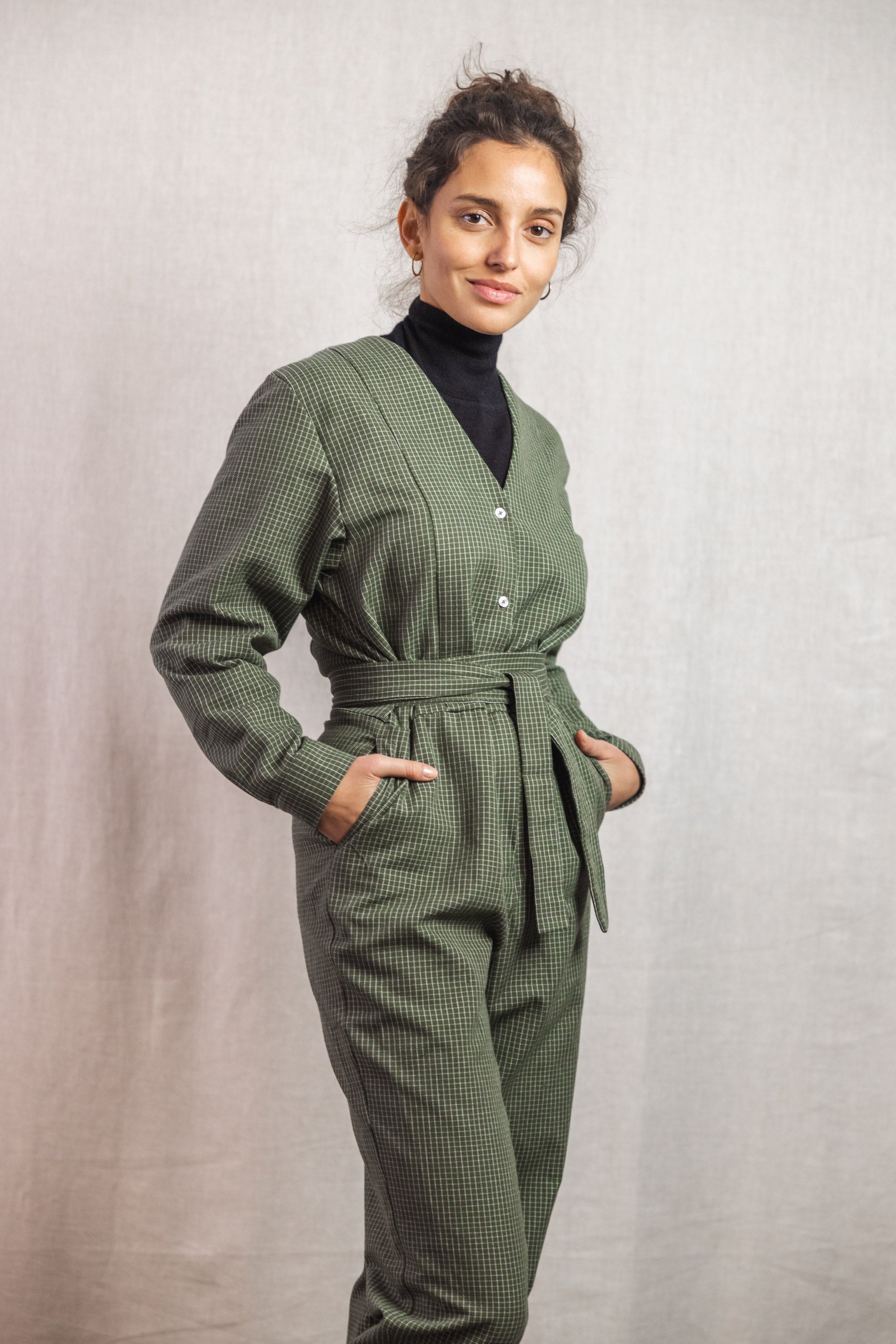 Organic Cotton Jumpsuit Keerthi Laurel