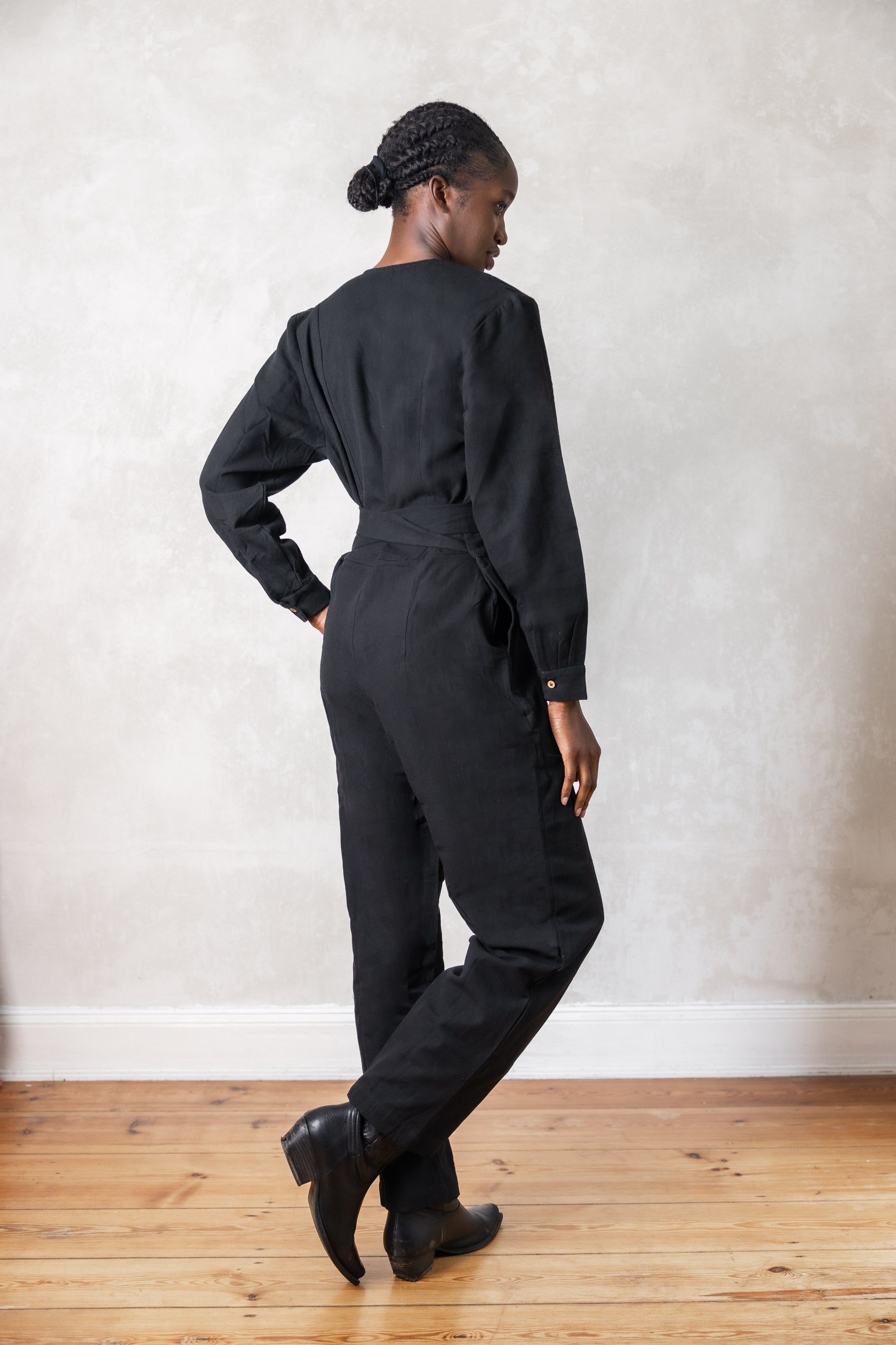 Organic Cotton Jumpsuit Keerthi Black