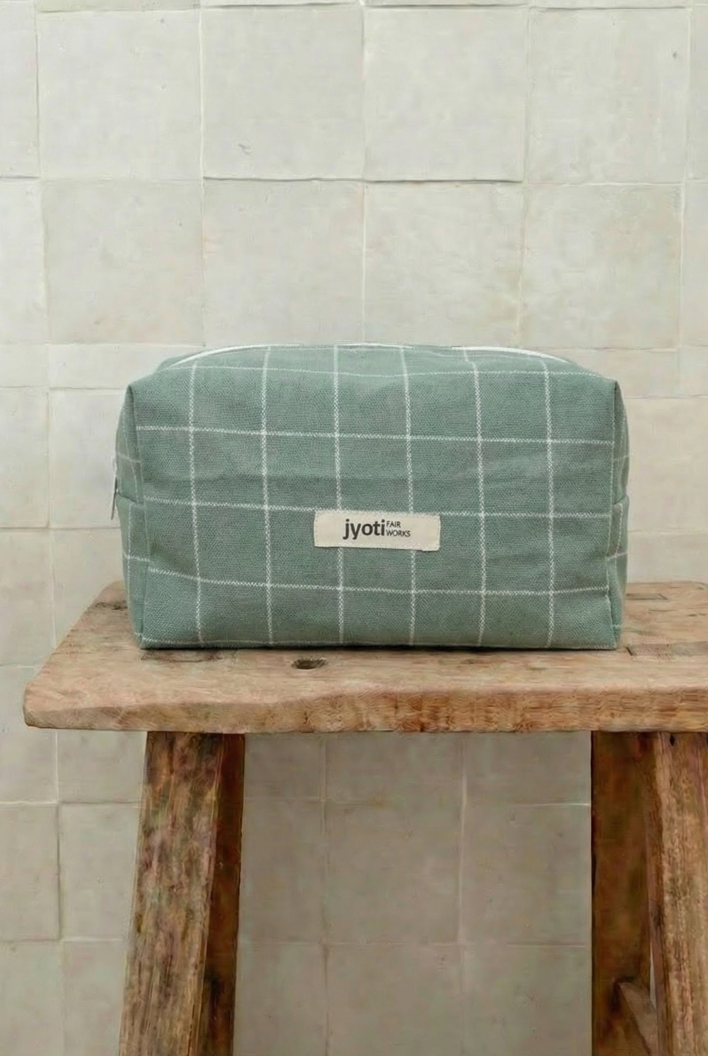 Cotton toiletry bag Phavvaara Ice