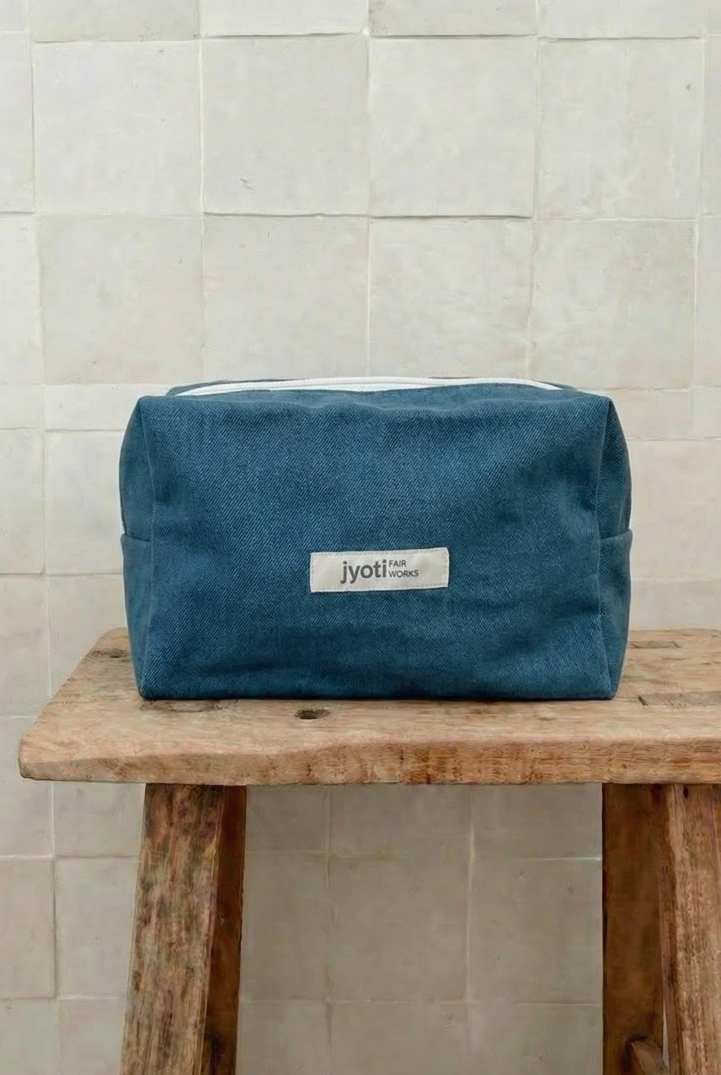 Cotton toiletry bag Phavvaara Ocean