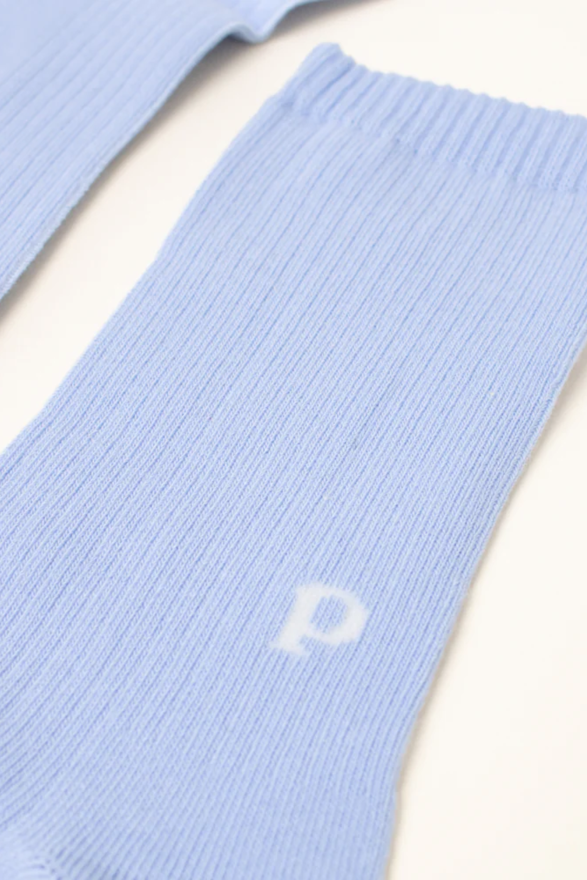 Popeia Organic Cotton Socks The Casual Light Blue