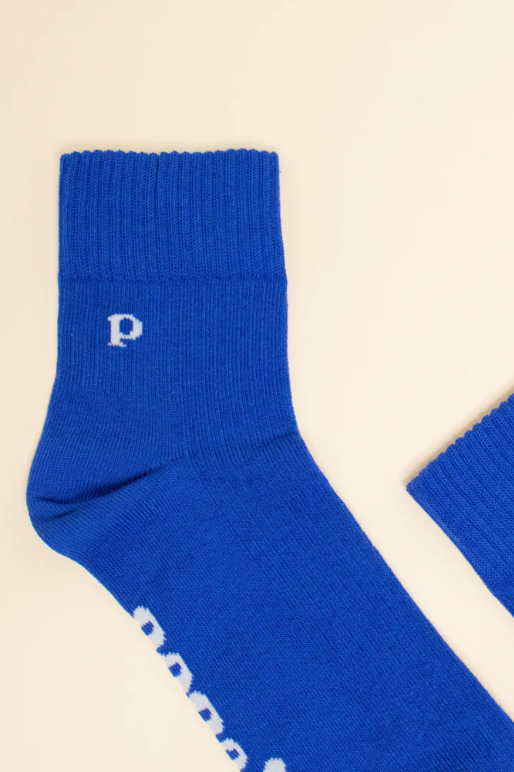 Popeia Organic Cotton Socks Ankle Royal Blue