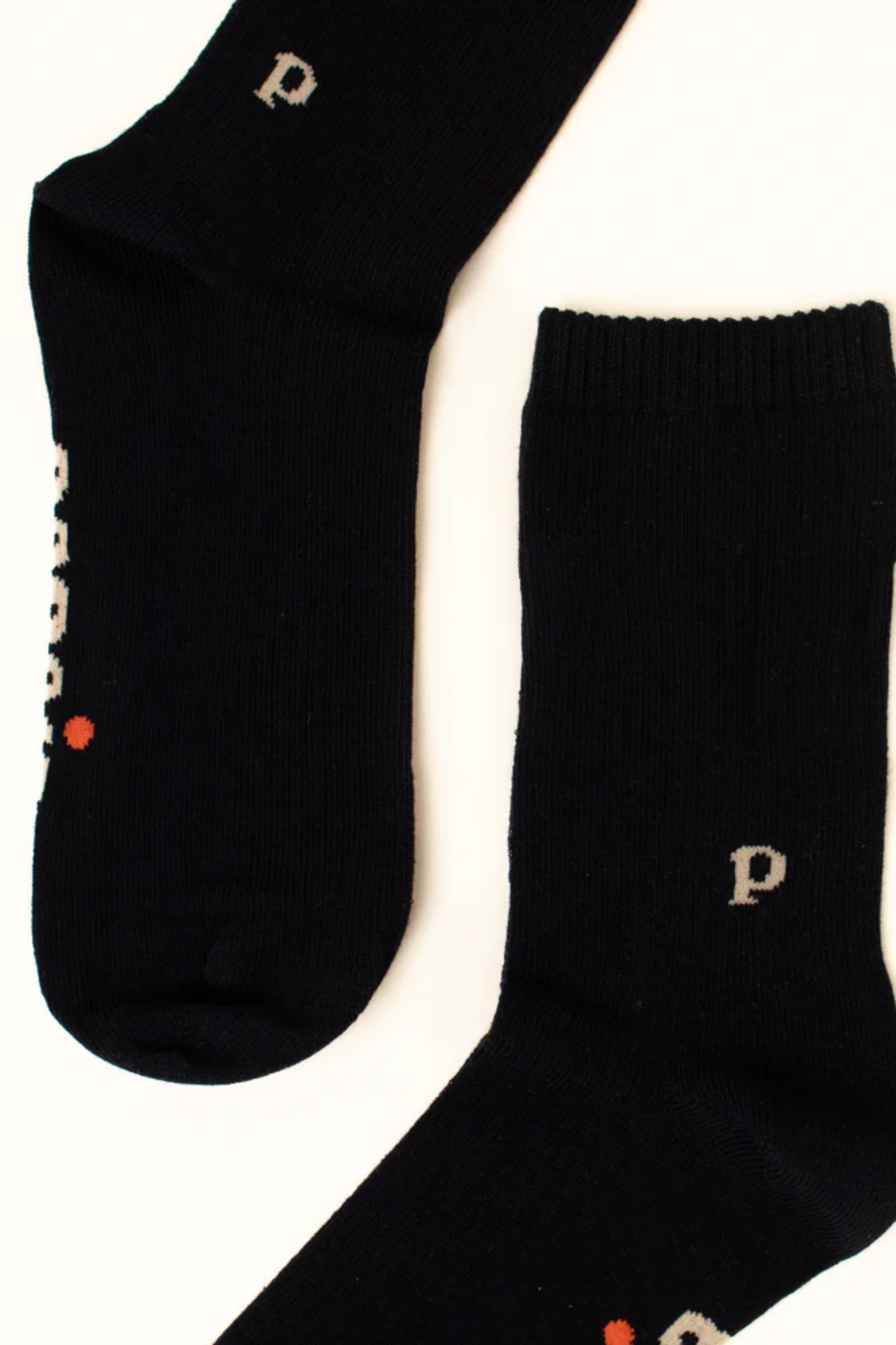 Popeia Organic Cotton Socks The Casual Black