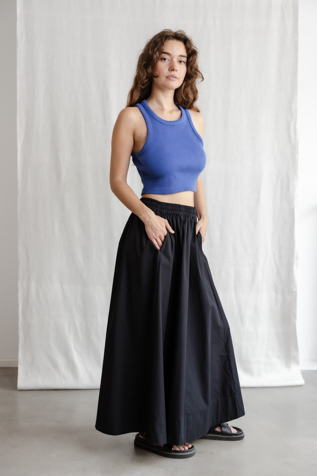 Bio-Baumwoll Maxiock Jharna Schwarz