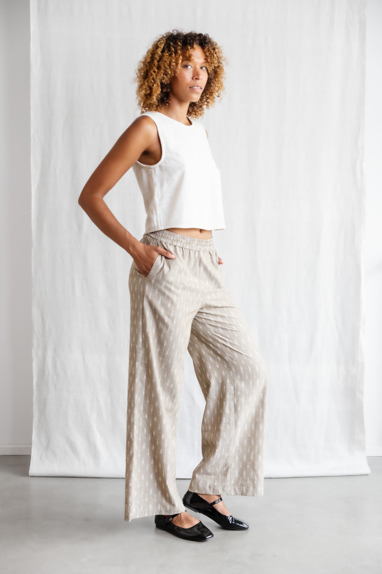 Bio-Baumwoll Hose Jayan Ikat