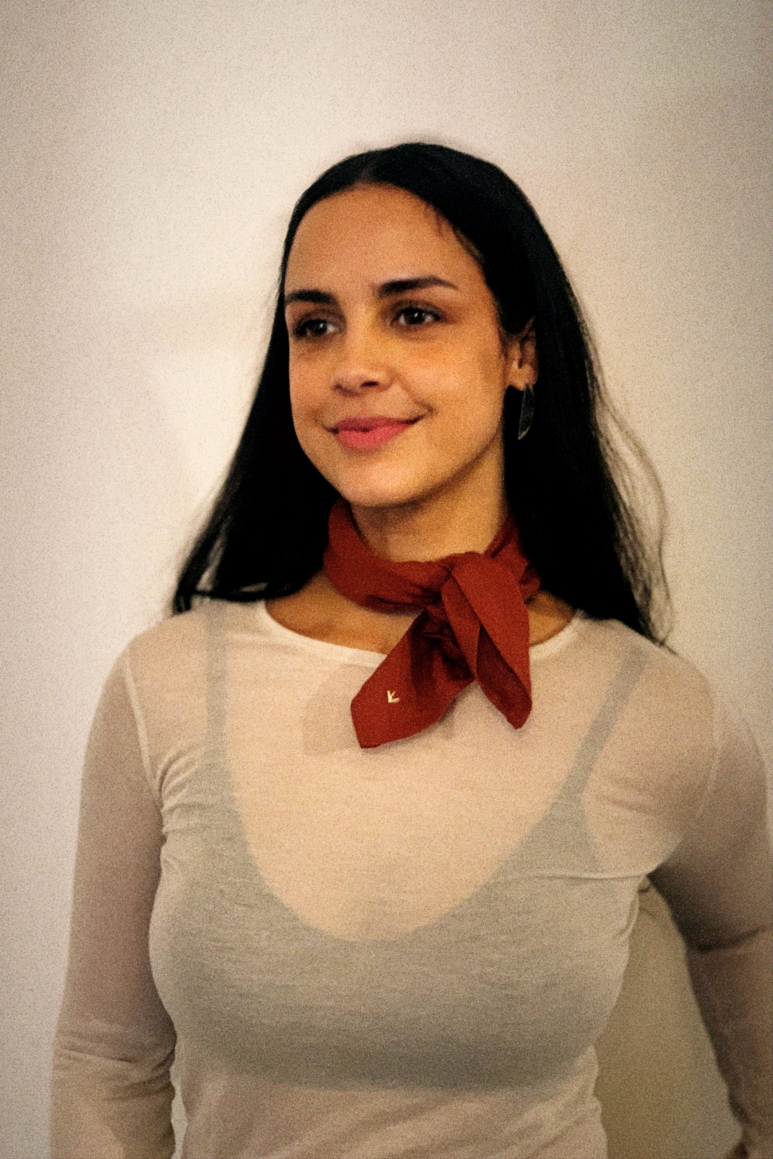 Cotton Bandana Dupatti Mahogany