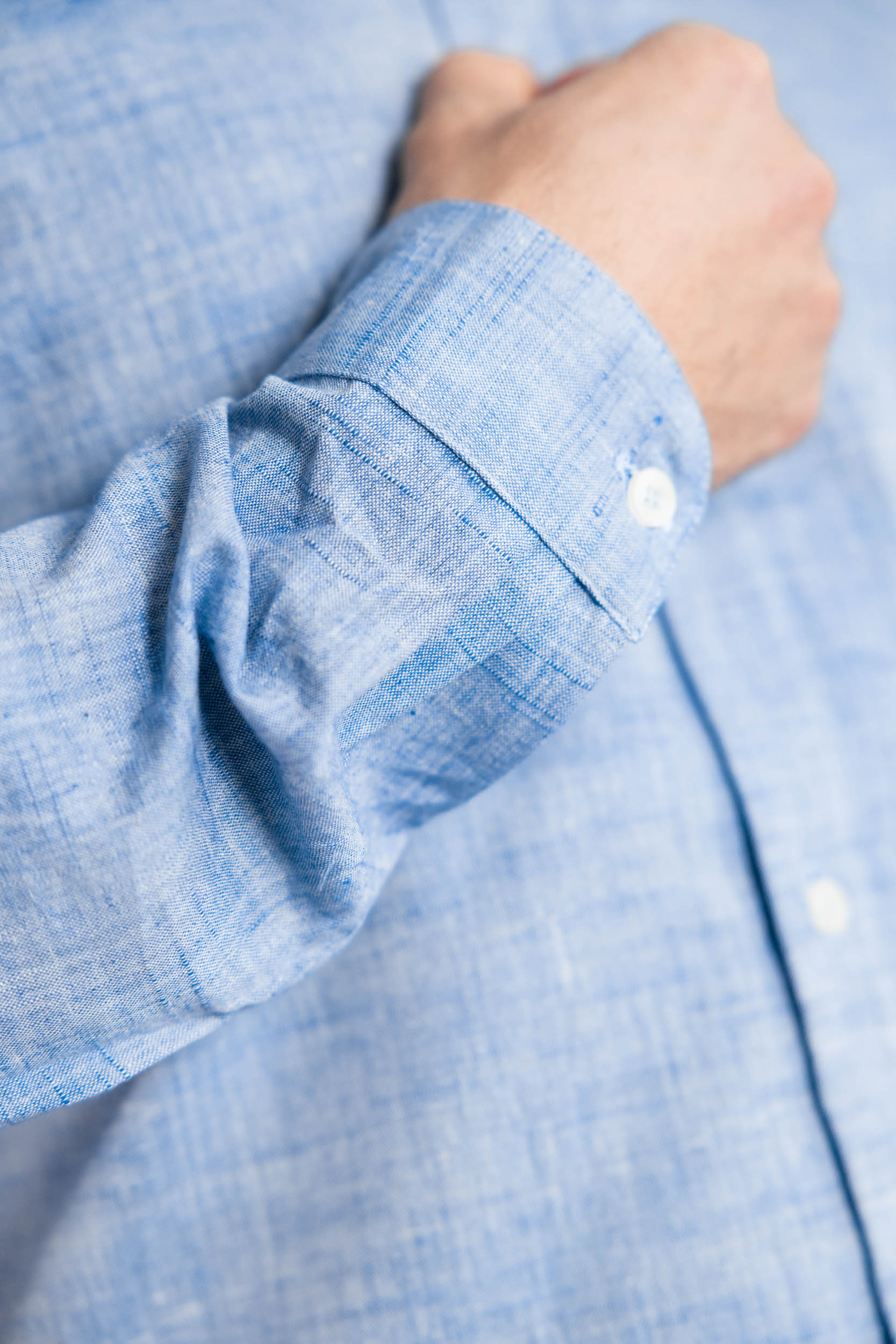 Cotton Shirt Harish Light Blue