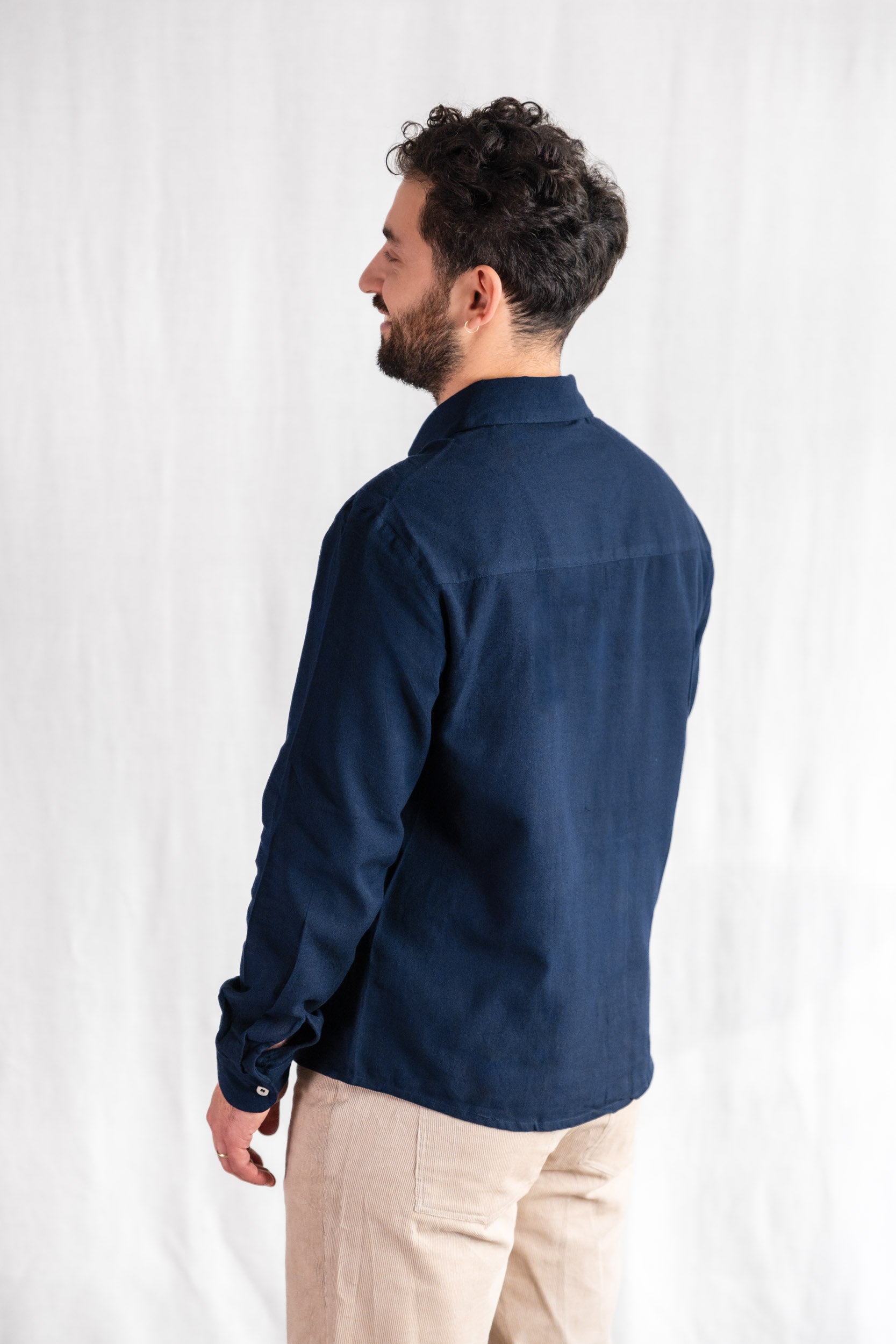 Cotton Shirt Himat Night Blue