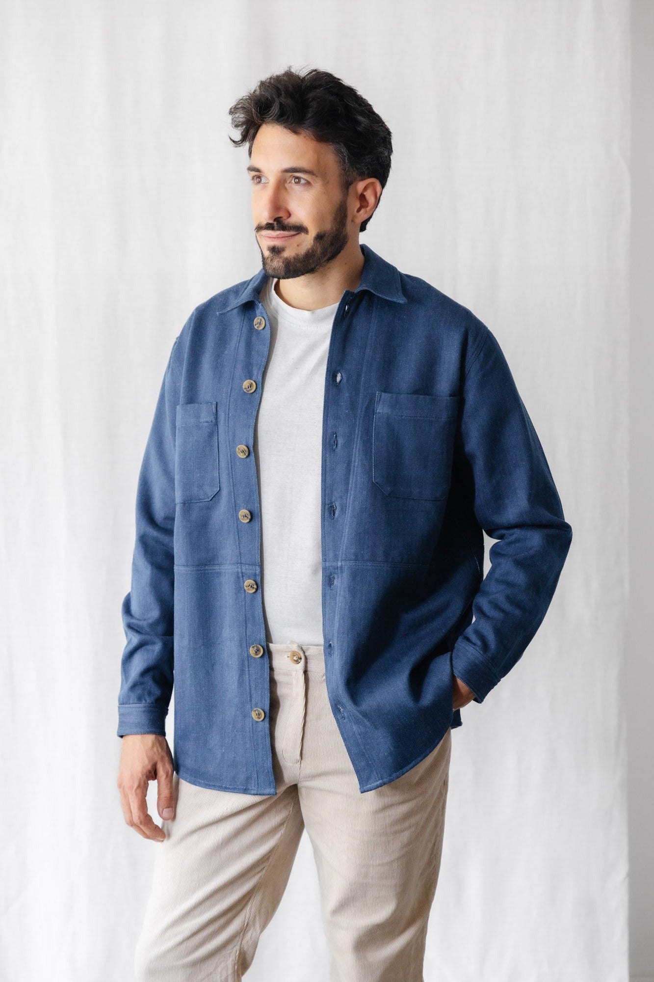 Bio-Baumwolldenim Shaket Kalagi Denim