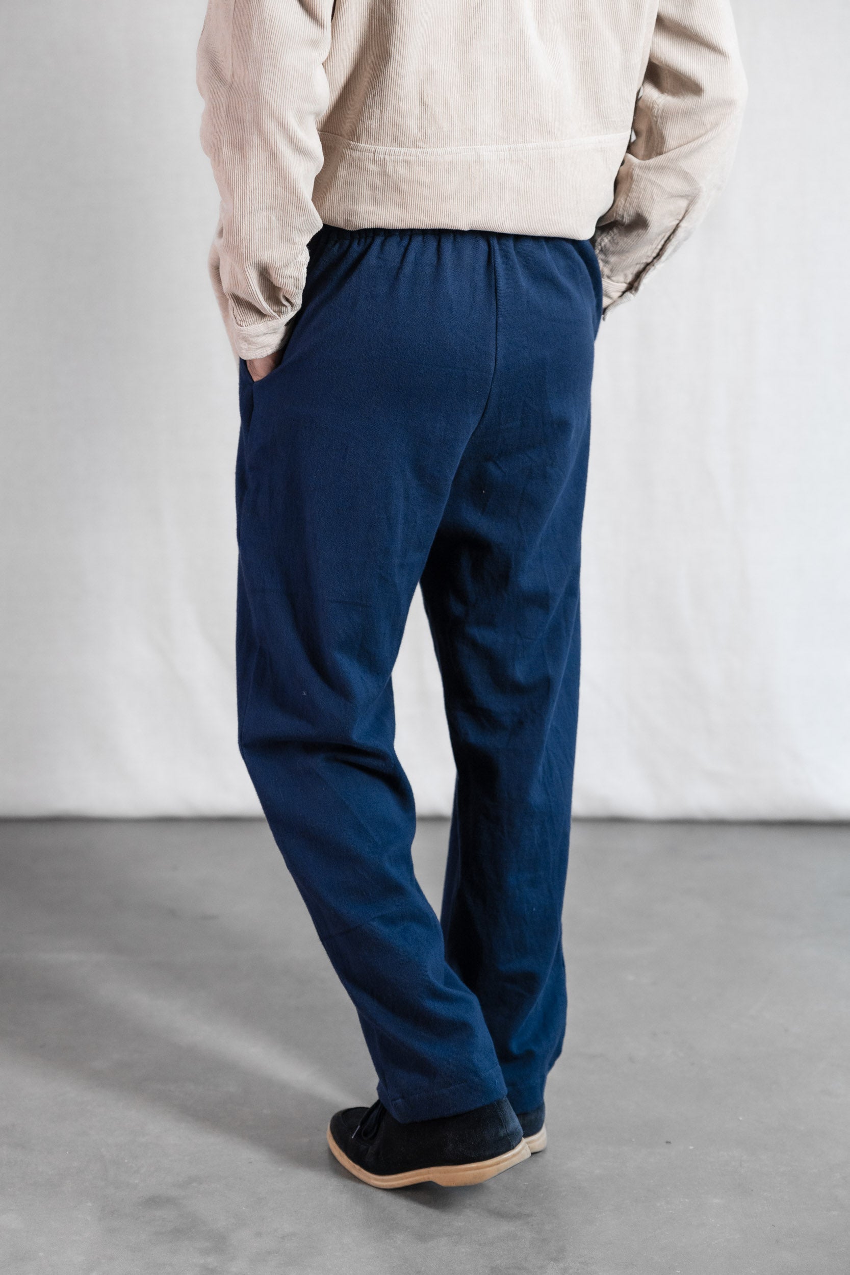 Bio-Baumwoll Hose Jhan Blau-Grau